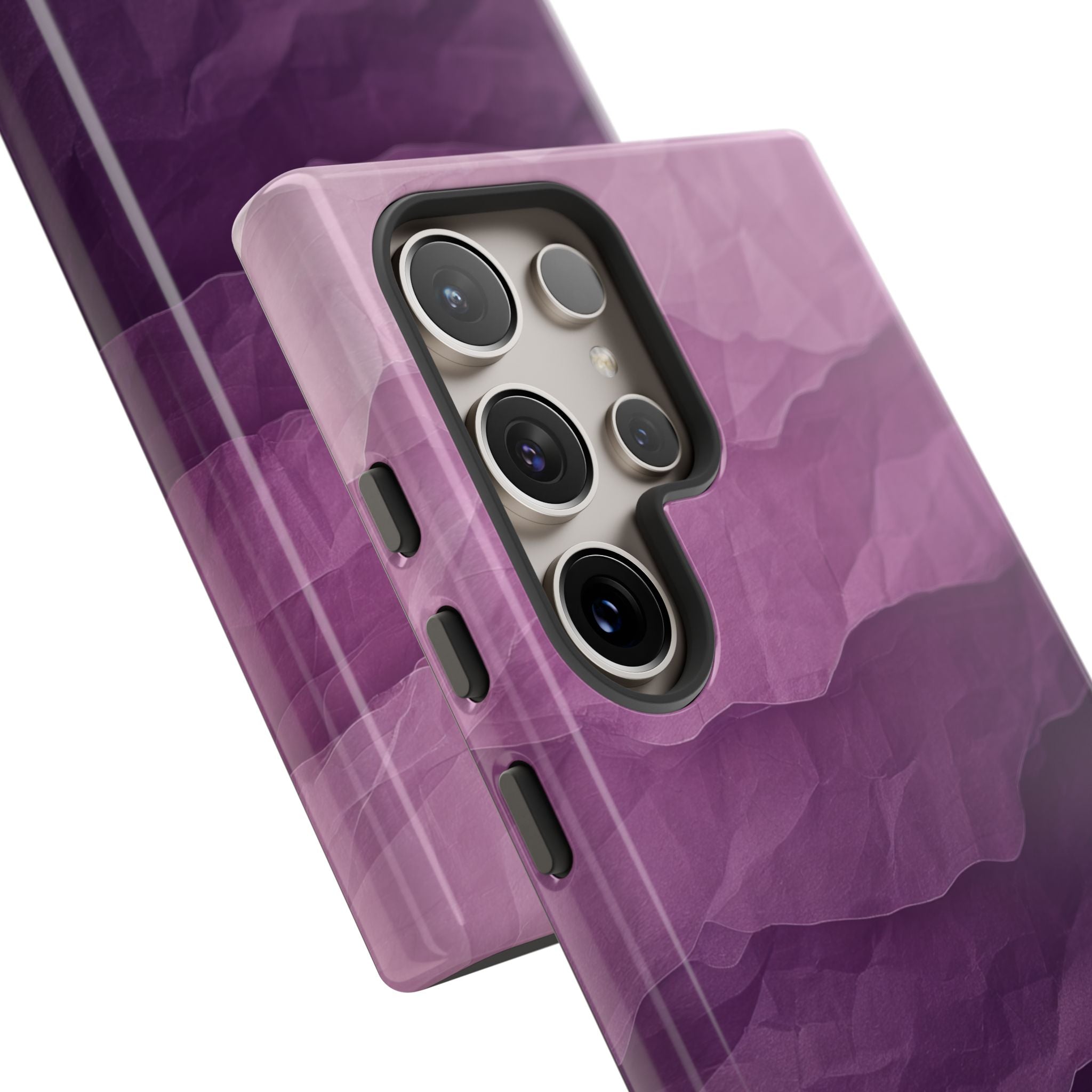 Purple Wave Layers Samsung S24 Ultra Case - Tough
