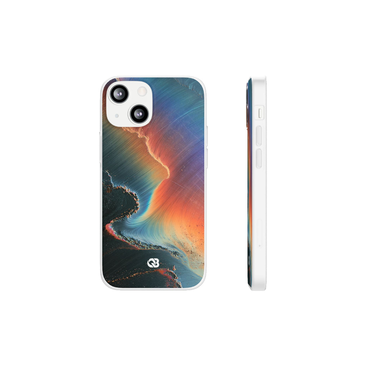 Prismatic Aura Shift · Lite Phone Case for iPhone · Blue