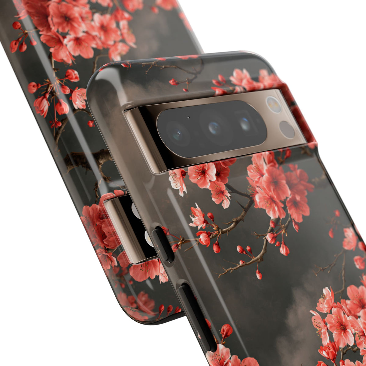 Dark Sakura Nocturne · Tough Phone Case for Pixel · Black