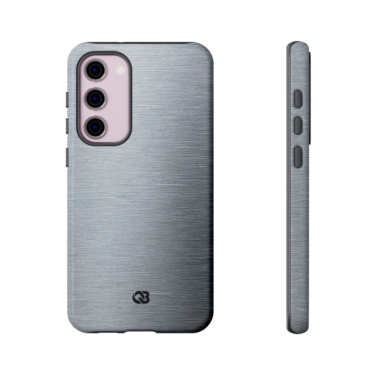 Brushed Aluminum · Tough Phone Case for Samsung · Silver