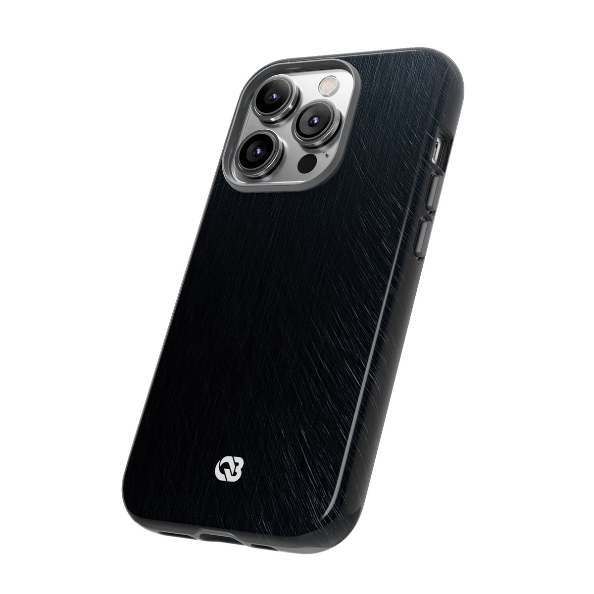 Brushed Obsidian Steel · Tough Phone Case for iPhone · Black