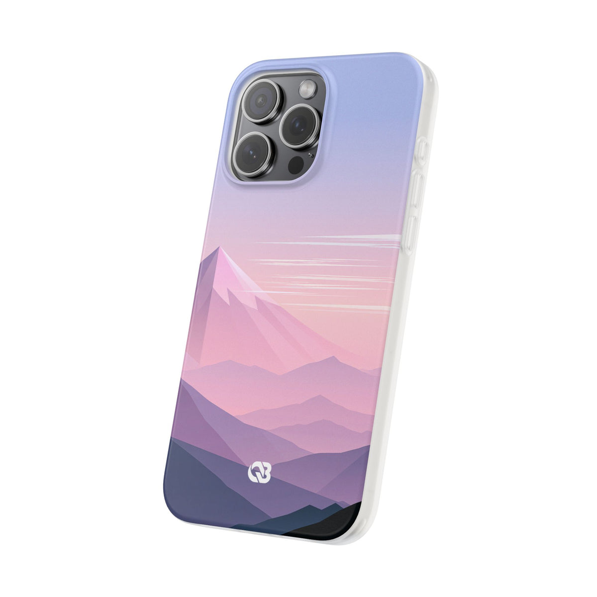 Purple Lite Phone Case for iPhone - Lavender Alpine Dawn