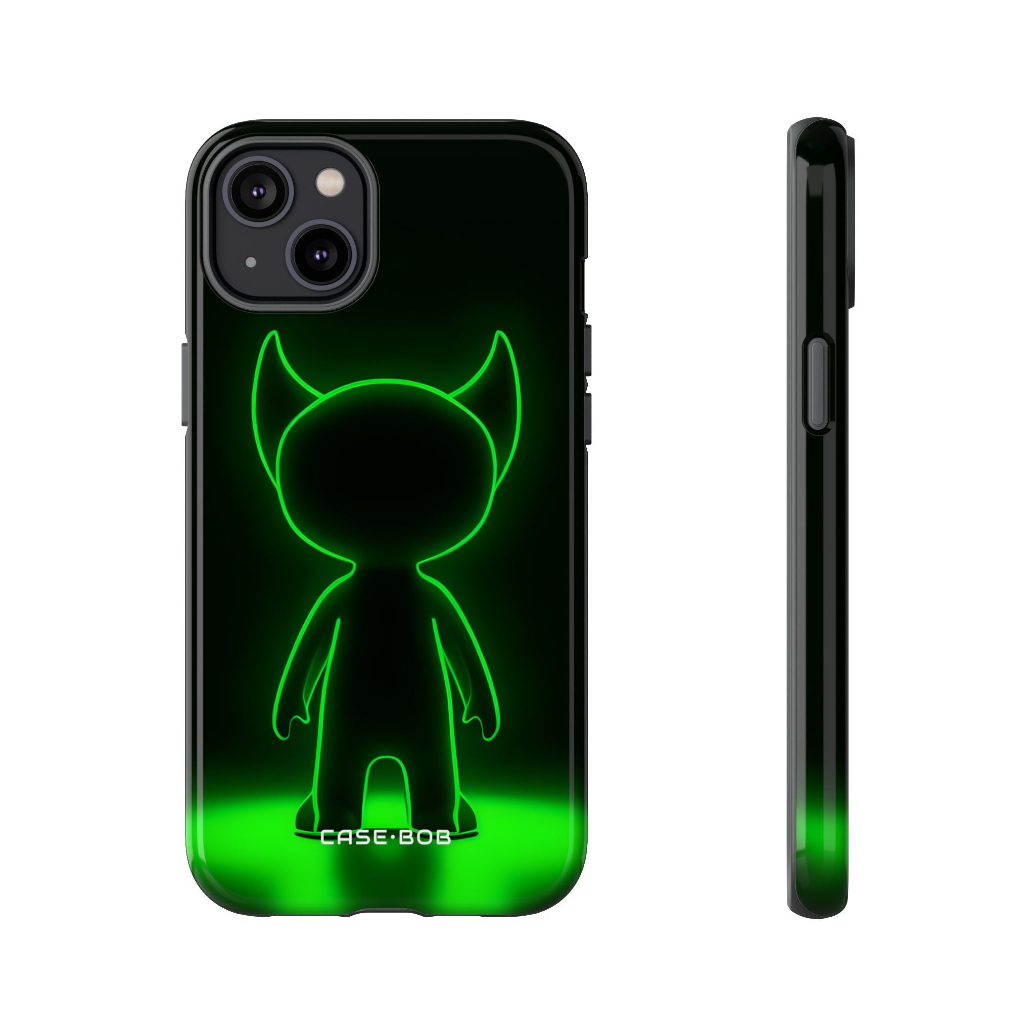 Neon Horned Glow iPhone 14 Plus Case - Tough