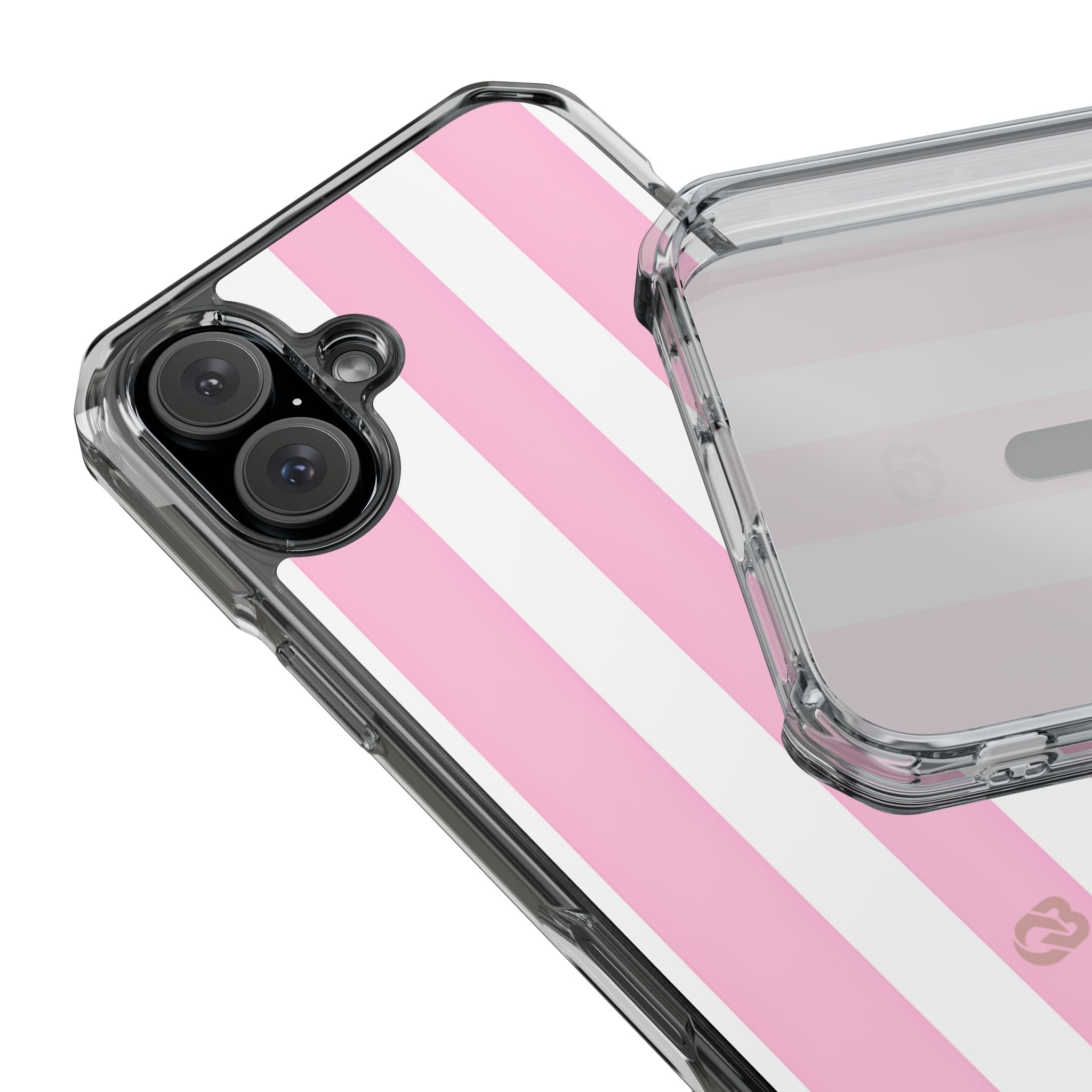 Soft Pink Stripe · Impact Custodia per iPhone · Magsafe