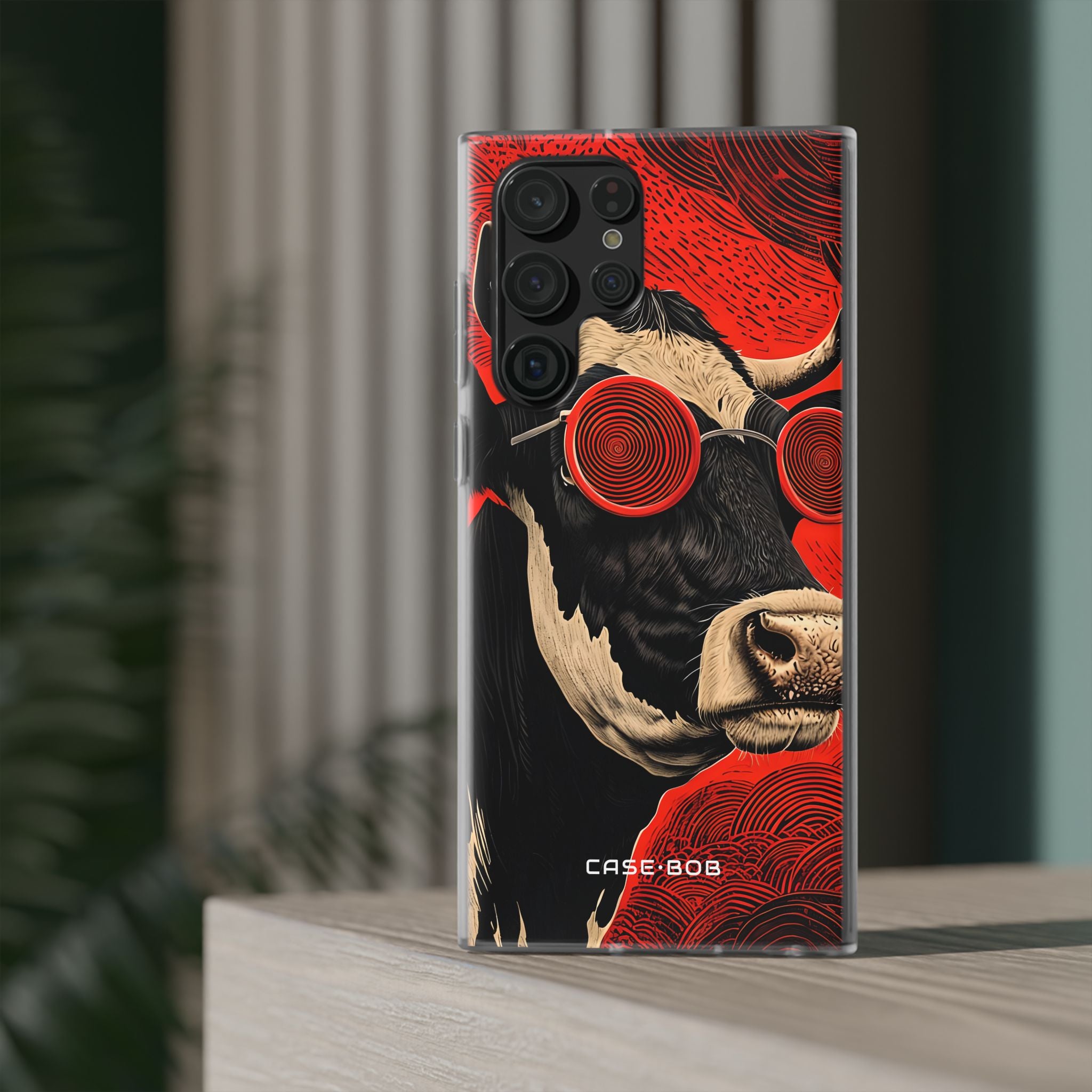 Hypnotic Cow Samsung S22 Ultra Case - Soft