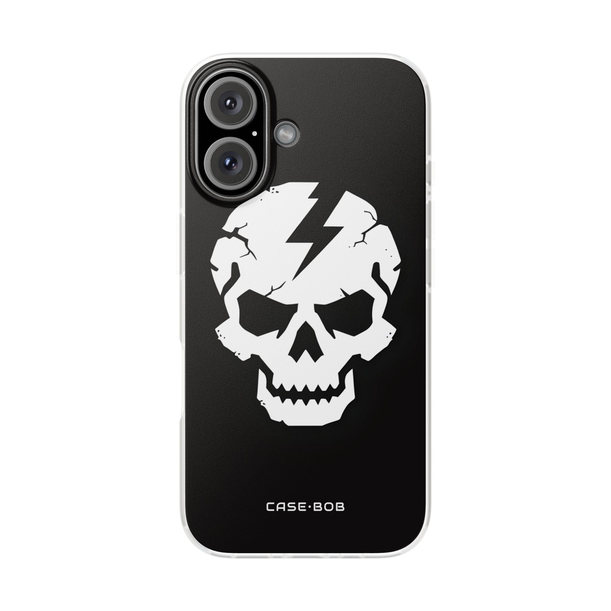 Lightning Skull iPhone 16 Case - Soft