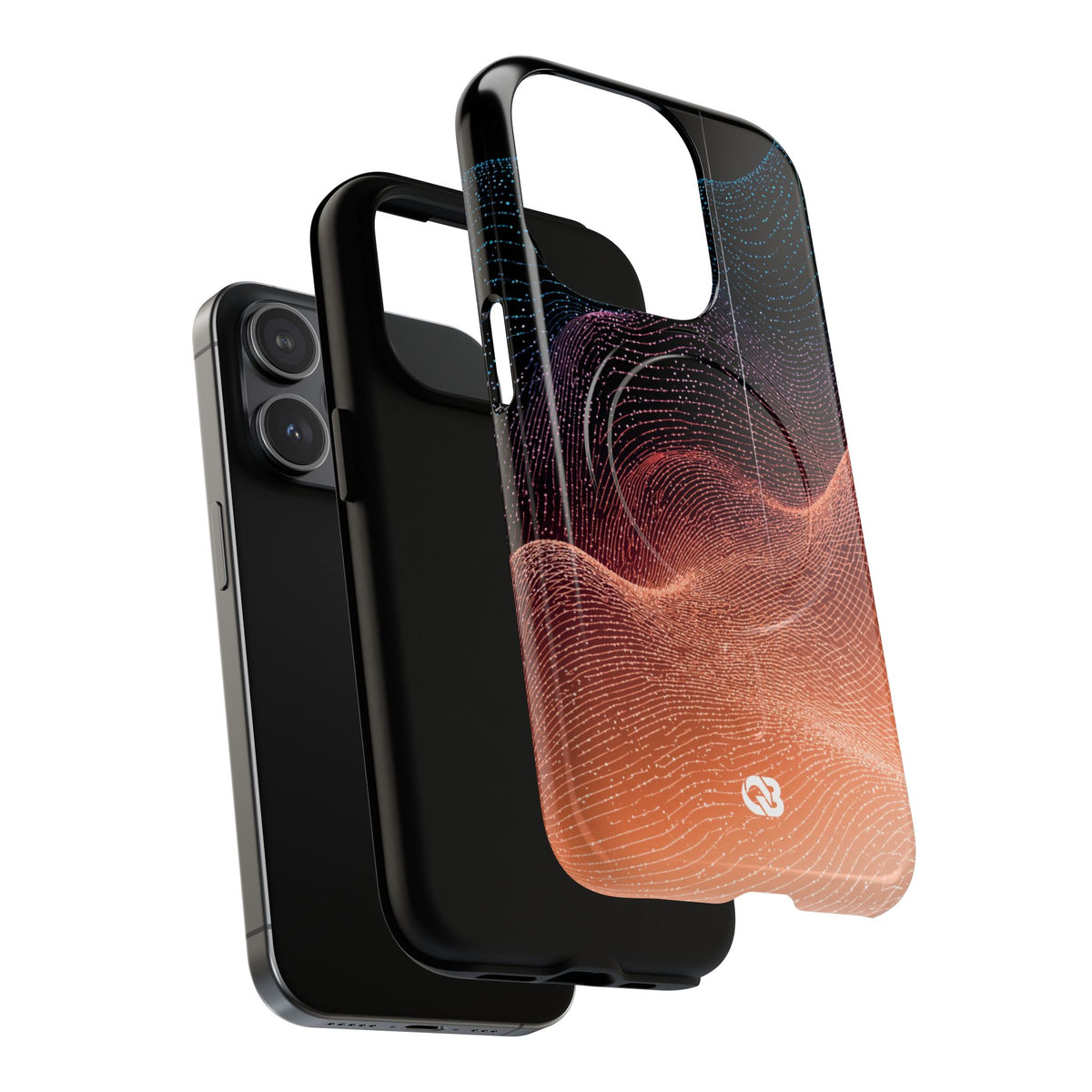 Spectral Elevation · Tough 2.0 Magnetic Phone Case for iPhone · Orange
