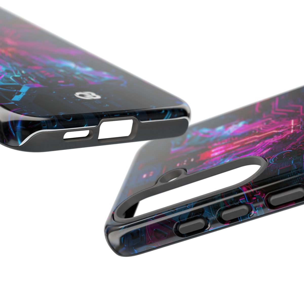 Neural Circuit Core · Tough Phone Case for Samsung · Black