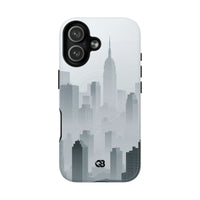 Grey Tough 2.0 Magsafe Phone Case for iPhone - Steel Mist Skyline