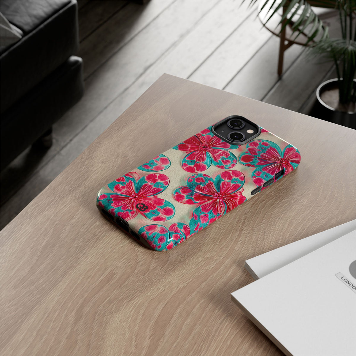 Lucite Jelly Bloom · Tough Phone Case for iPhone · Pink