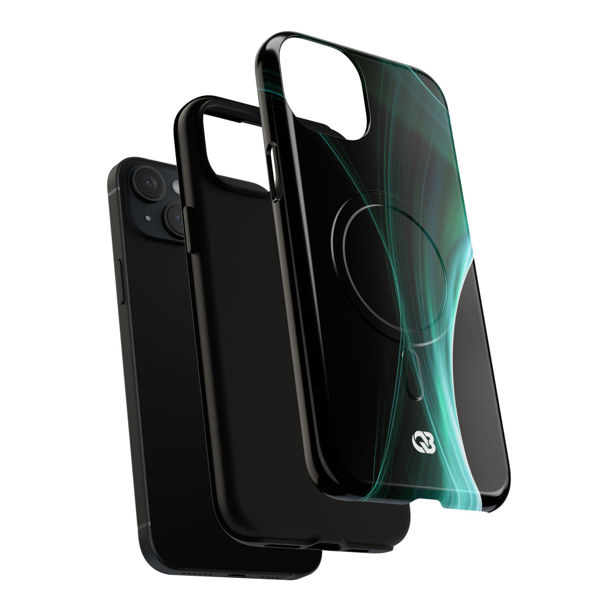 Emerald Lumen · Tough 2.0 Magnetic Phone Case for iPhone · Green