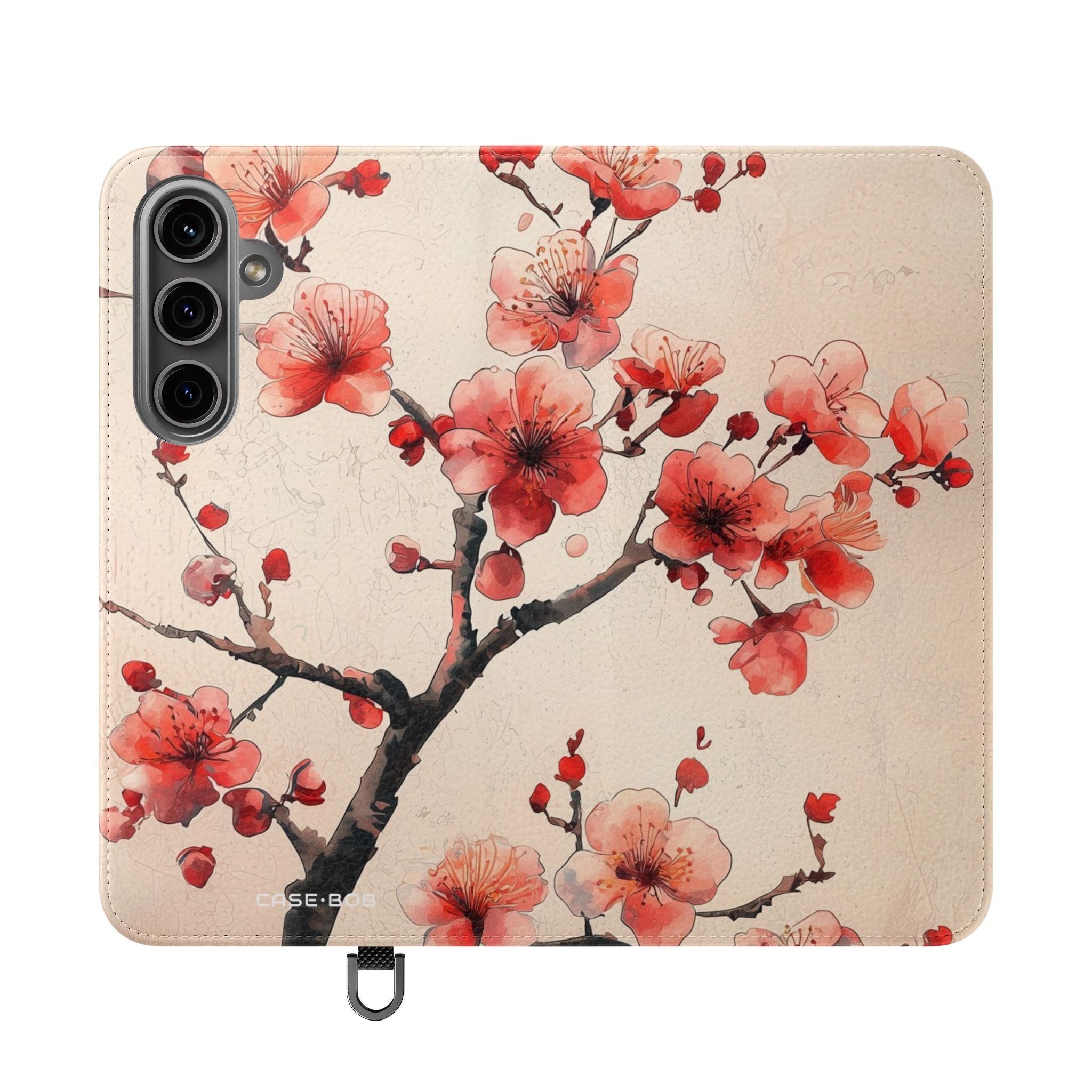 Cherry Blossom Breeze - Samsung S24 Plus Case - Wallet