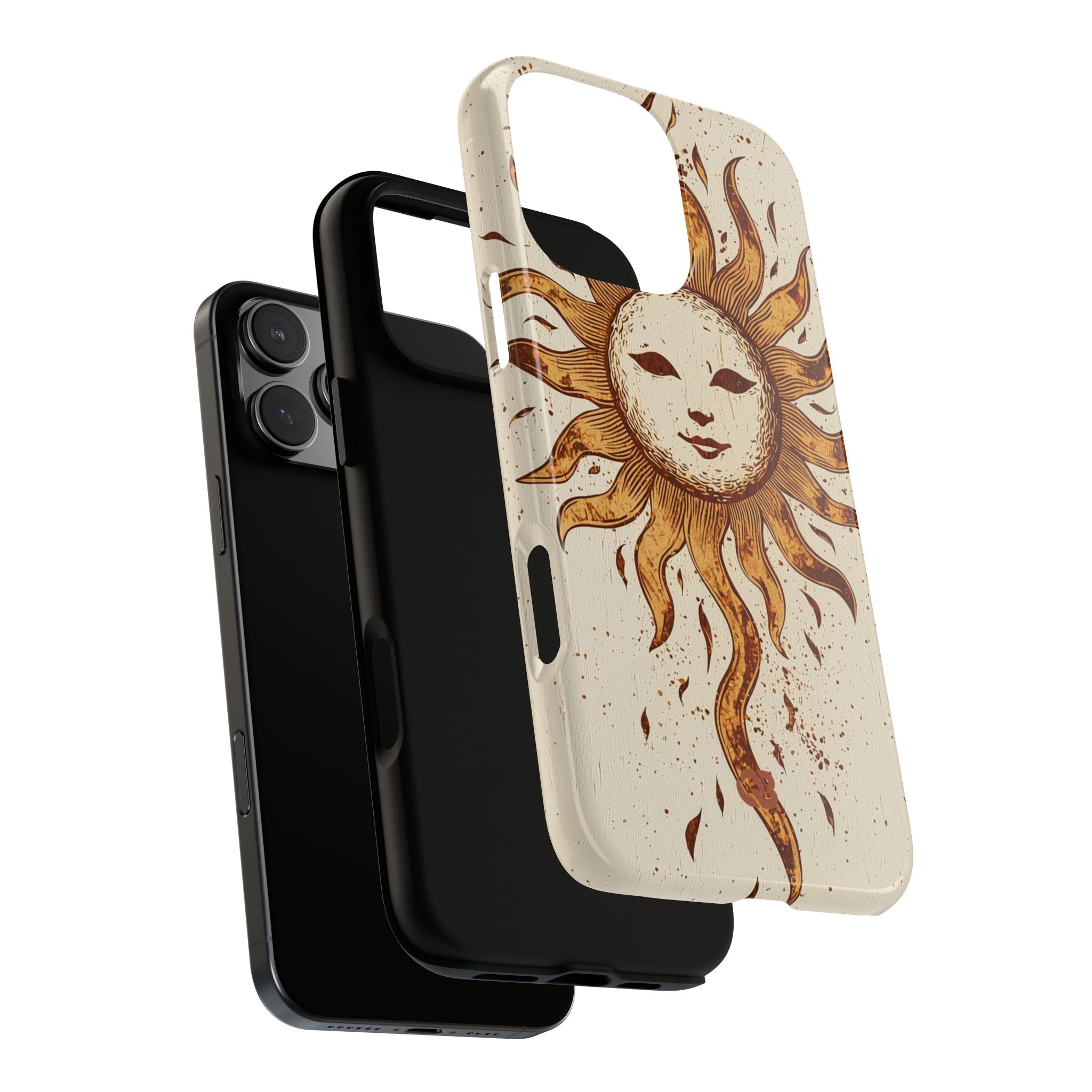 Rustic Solar Mask · Tough Phone Case for iPhone