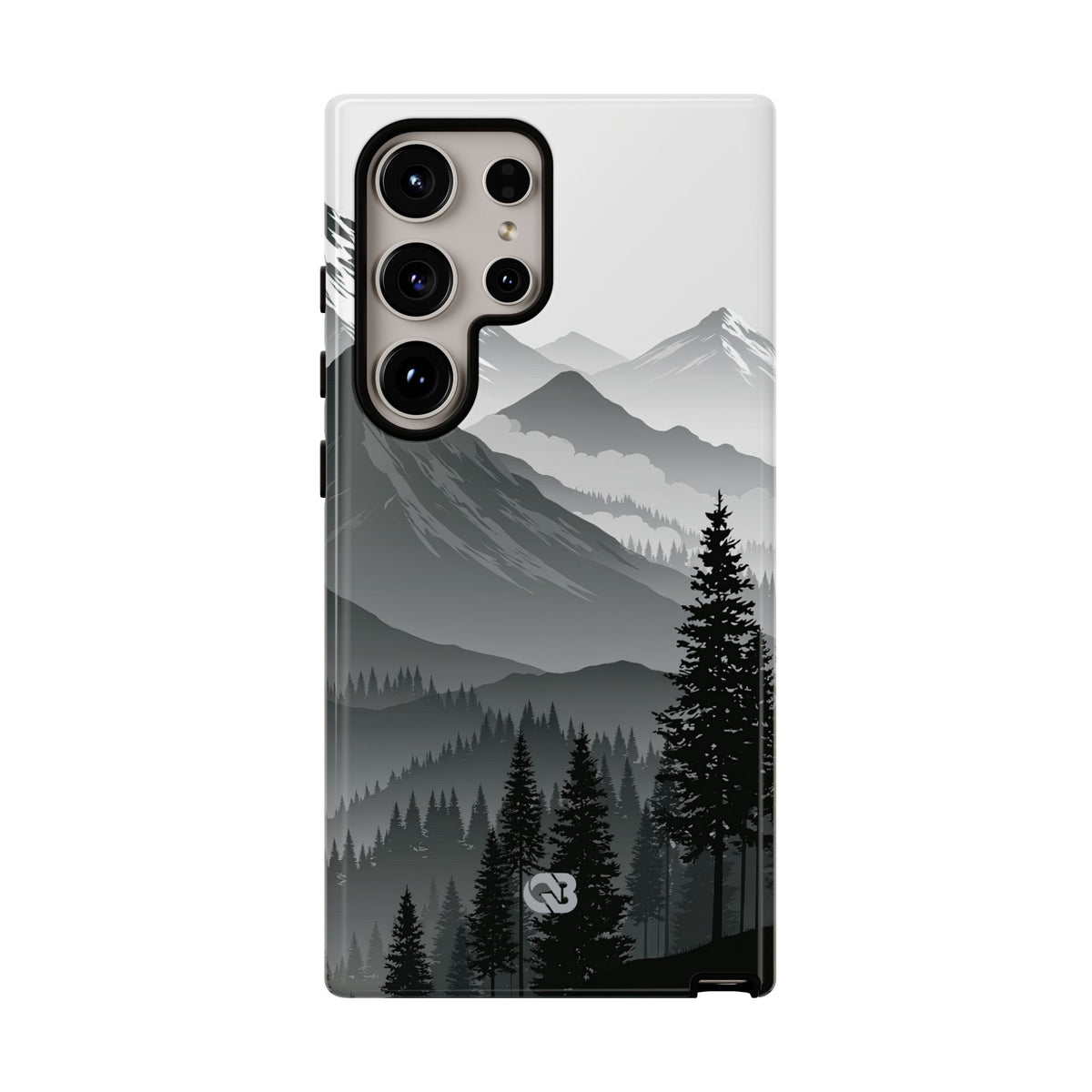 Grey Tough Phone Case for Samsung - Granite Ridge Mist