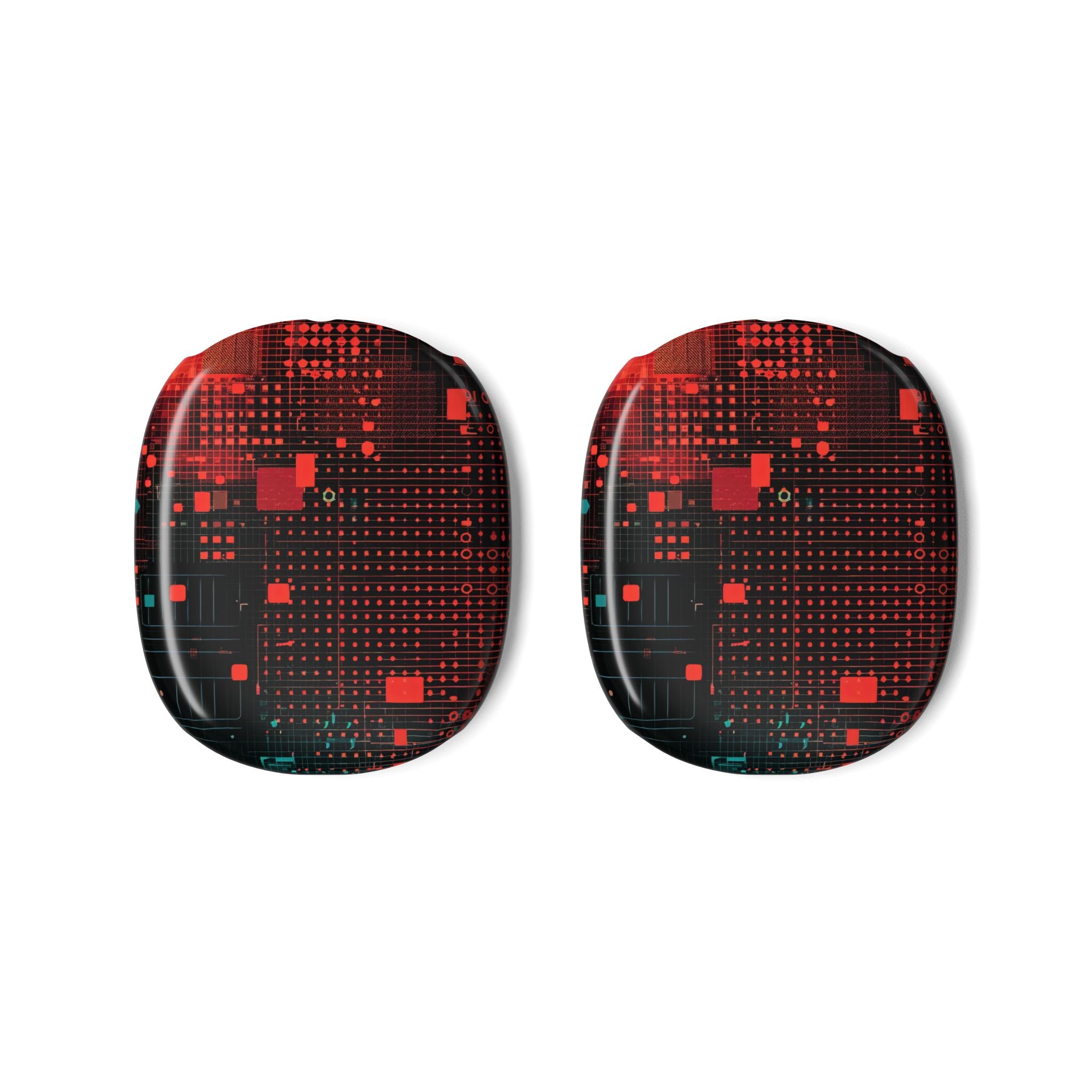 Crimson Circuit - AirPod Max Case