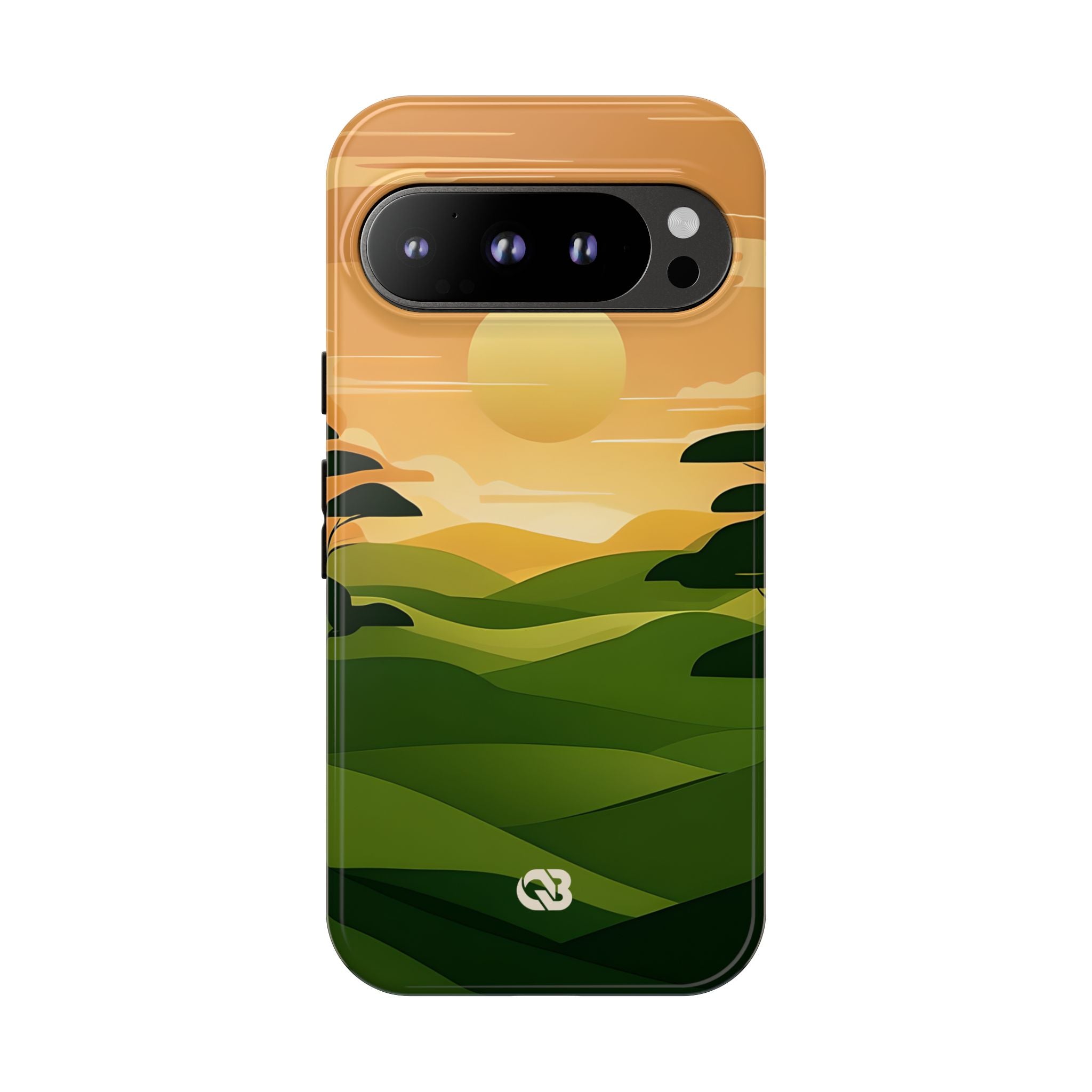 Verdant Horizon Sun · Tough Phone Case for Google Pixel