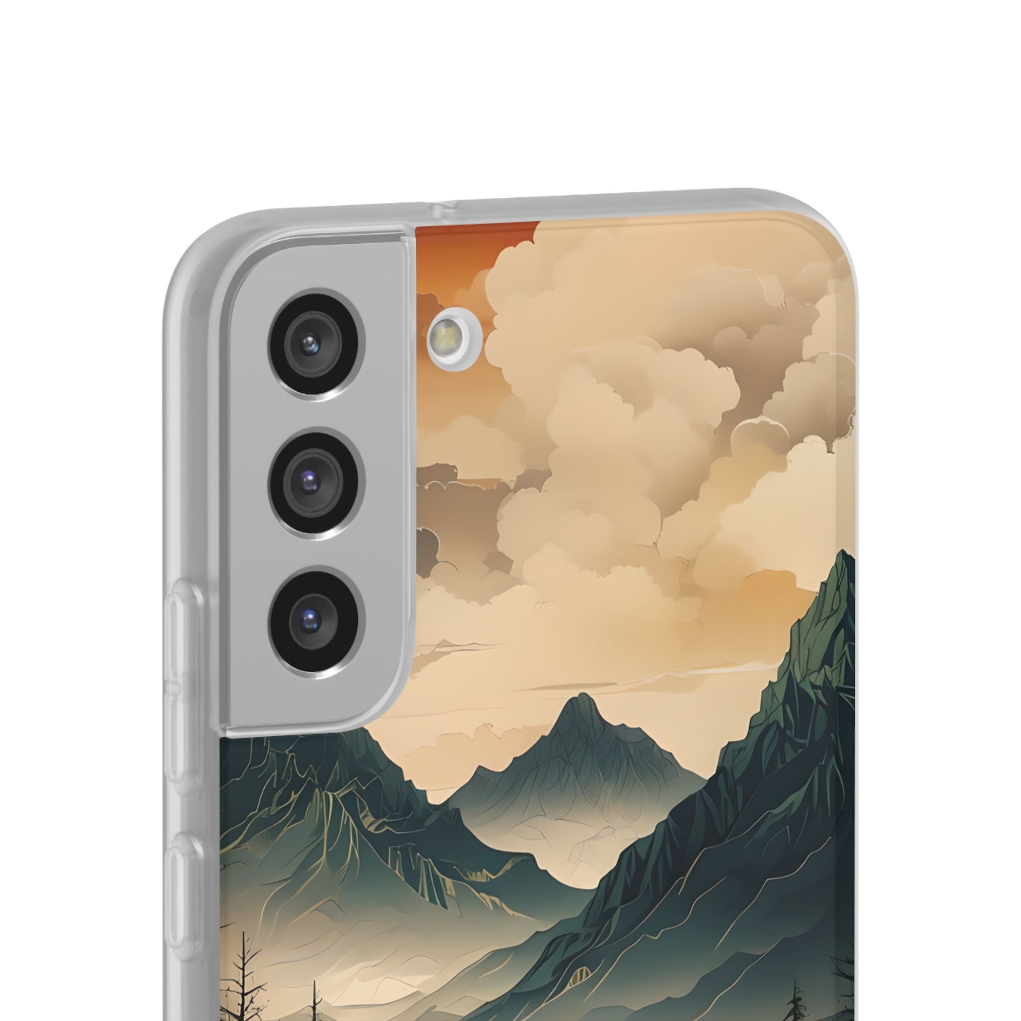 Summit River Dusk · Soft Phone Case for Samsung
