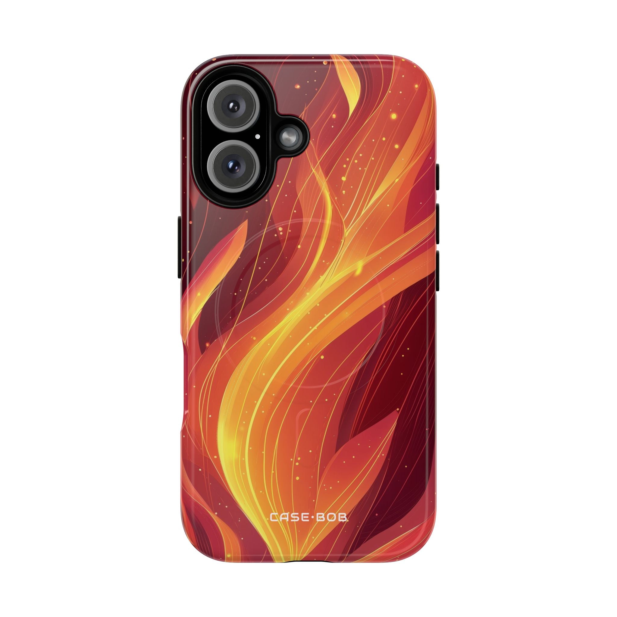 Flaming Flow iPhone 16 Case - Tough+ - CASE•BOB