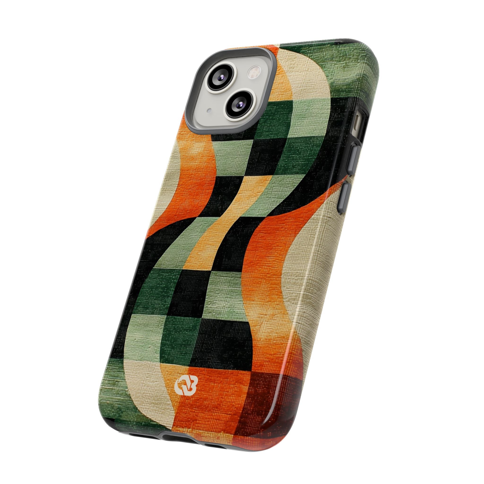 Burnt Orange Curve · Tough Etui na telefon dla iPhone