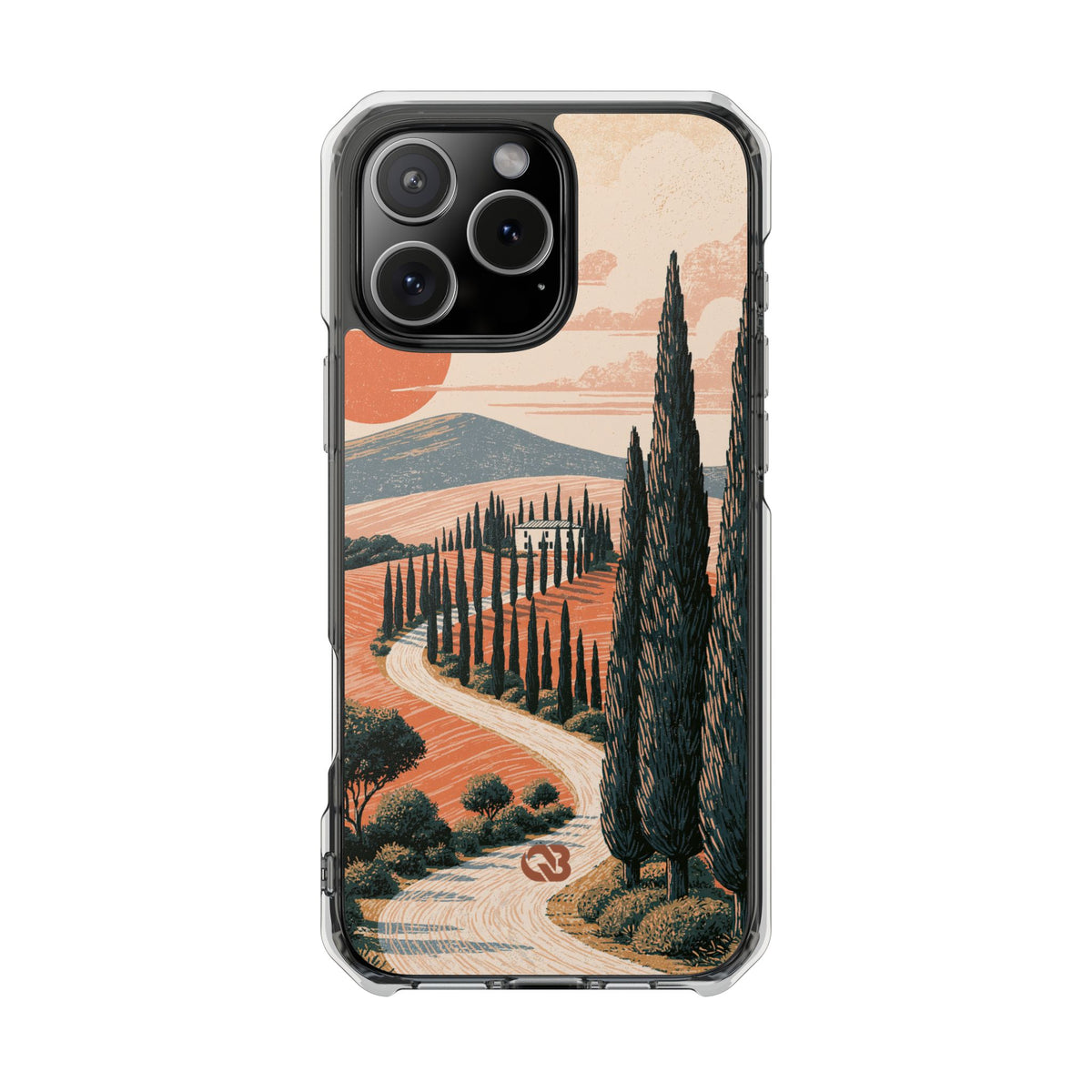 Orange Impact MagSafe Phone Case for iPhone - Terracotta Ridge Trail