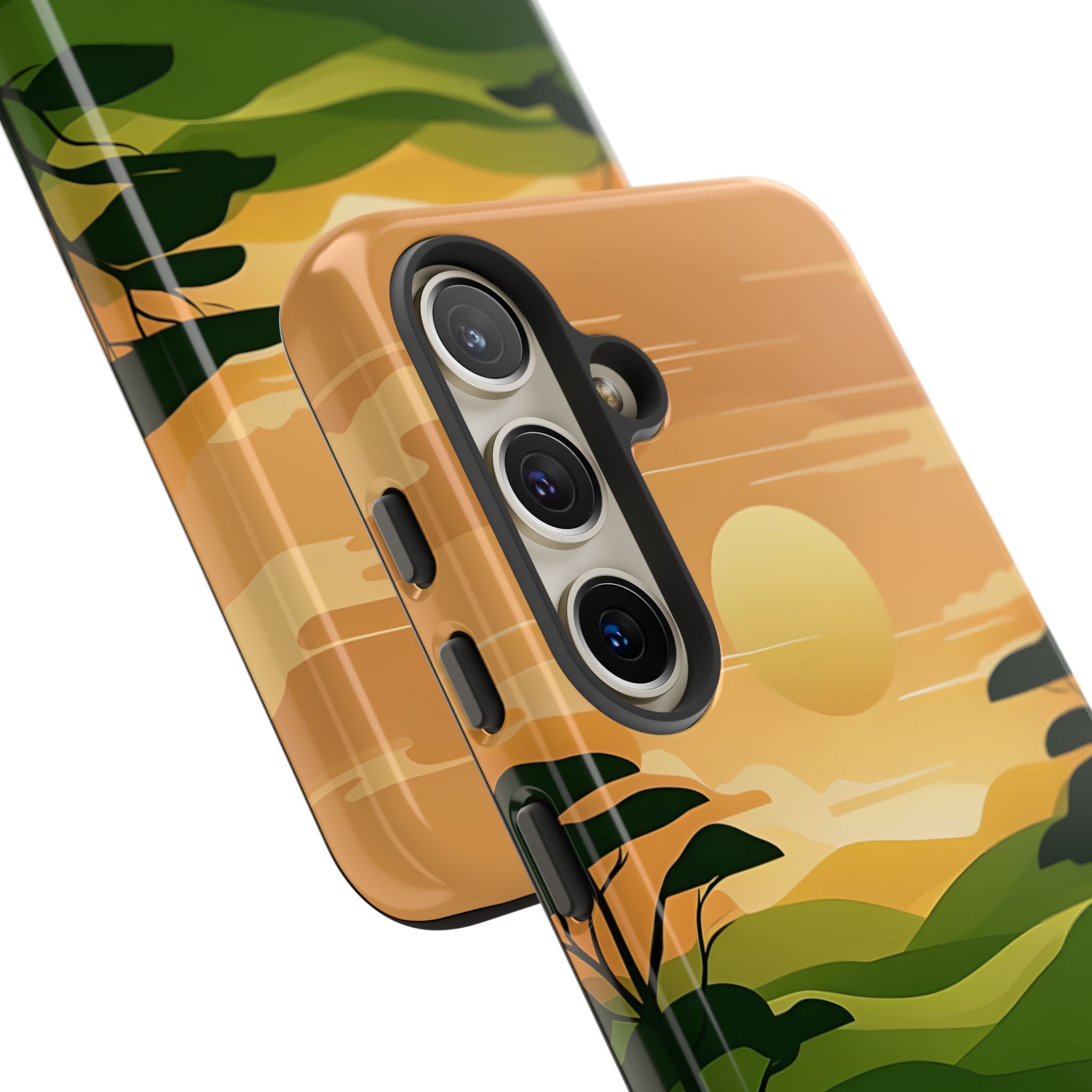 Verdant Horizon Sun · Tough Coque de téléphone pour Samsung