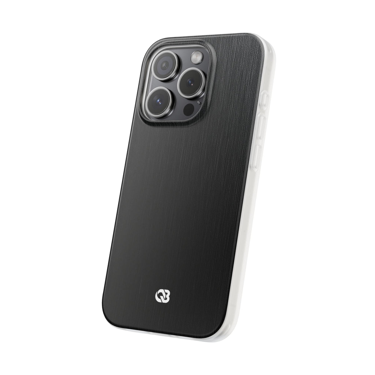 Black Lite Phone Case for iPhone - Brushed Obsidian Slate