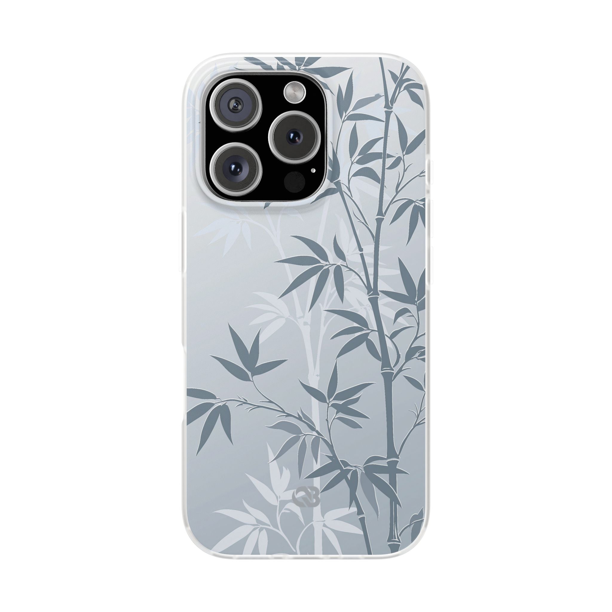Blue Lite Phone Case for iPhone - Slate Bamboo Shadow