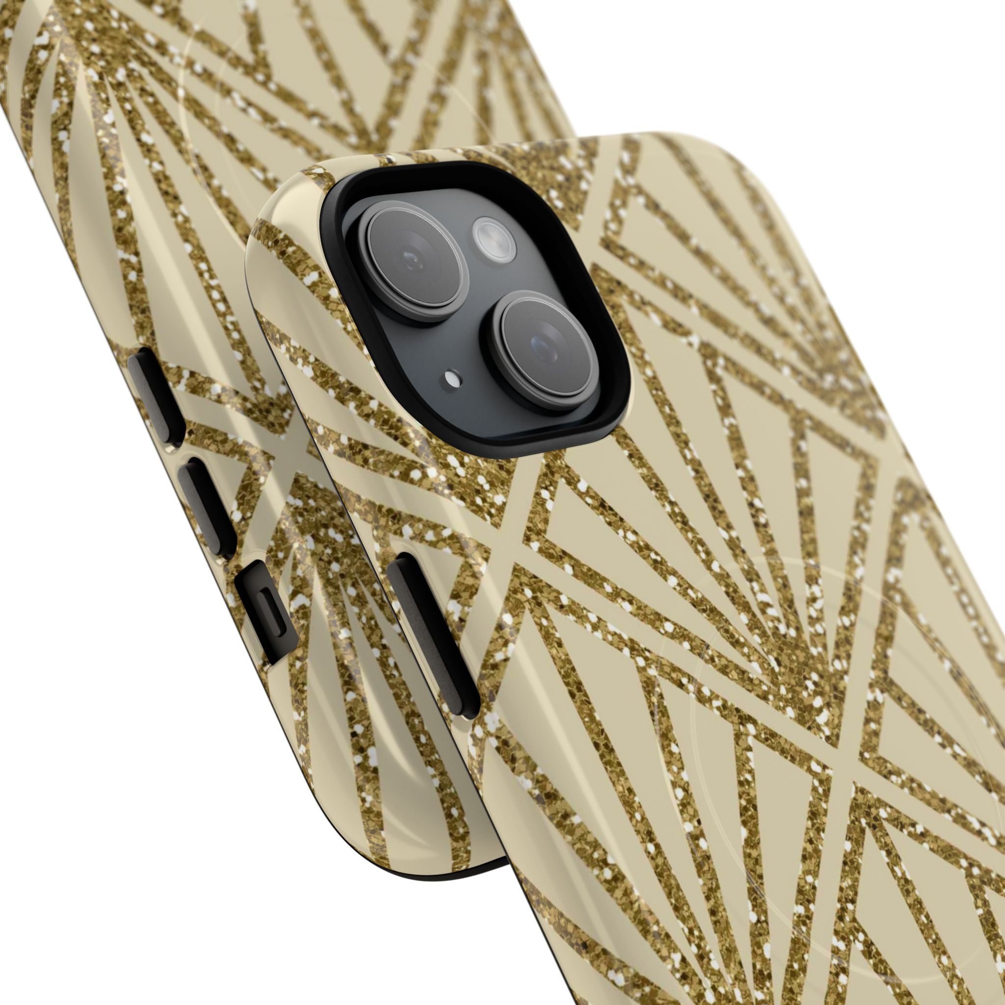 Gold Diamond Radiance iPhone 15 Plus Case - Tough+