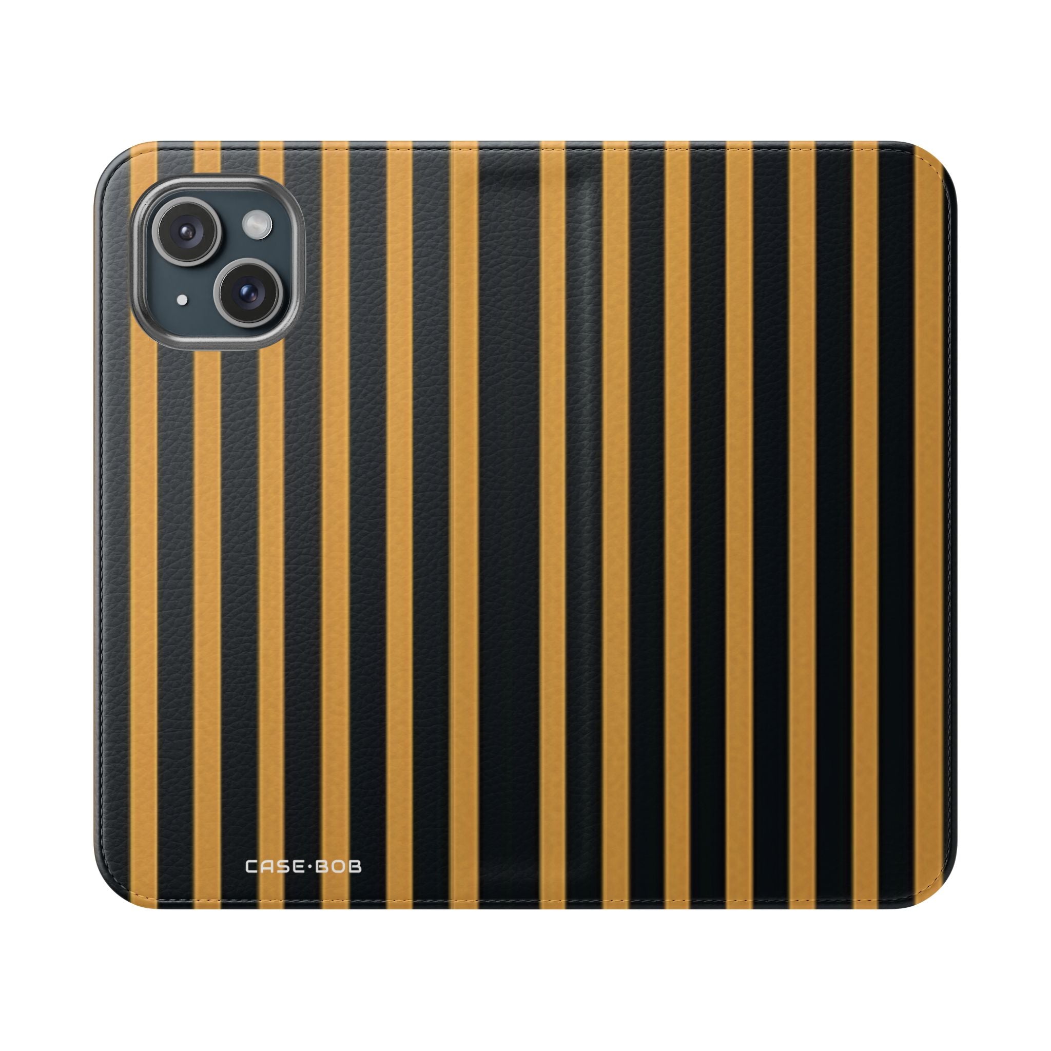 Golden Stripes - iPhone 15 Case - Wallet
