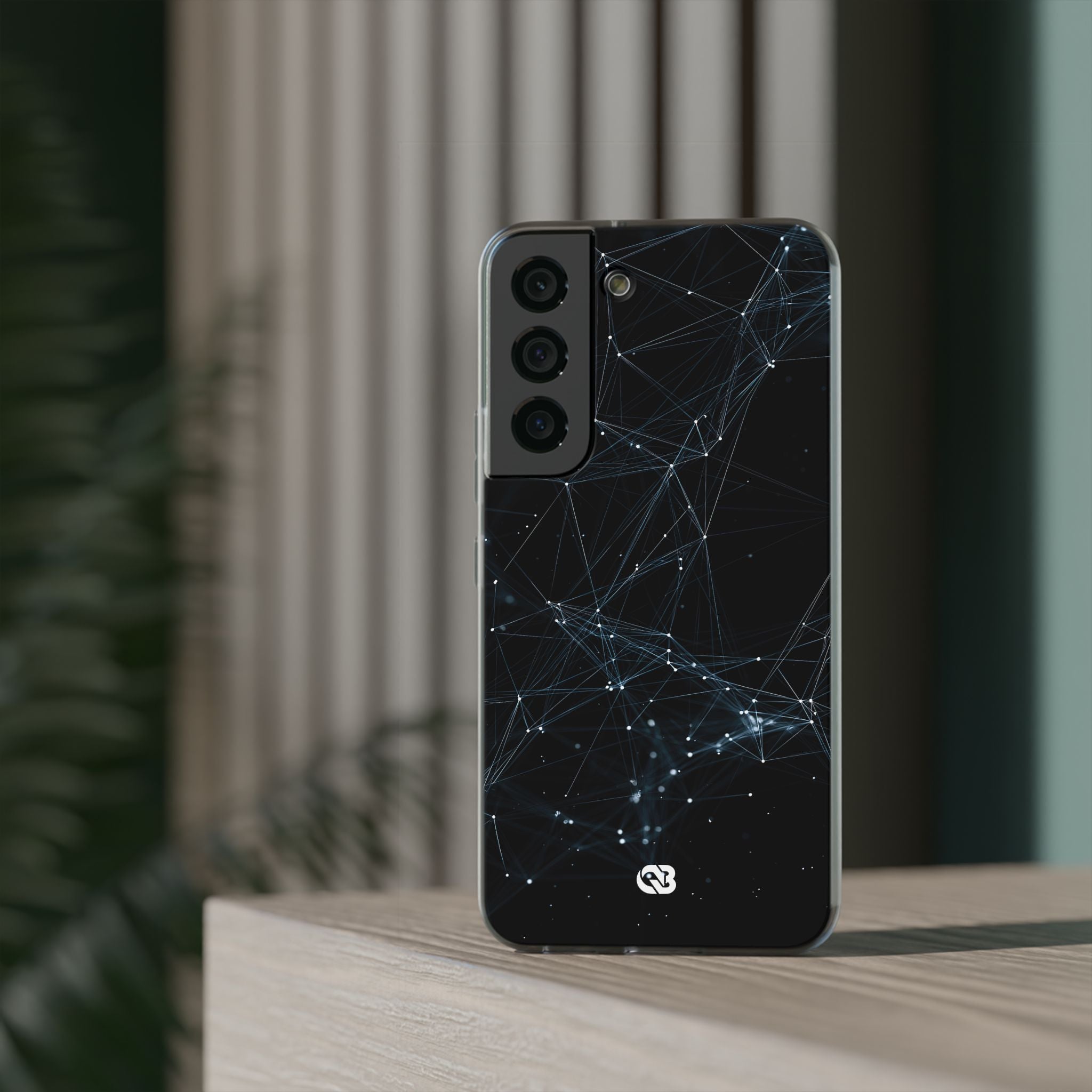 Black Lite Phone Case for Samsung - Arctic Neural Mesh