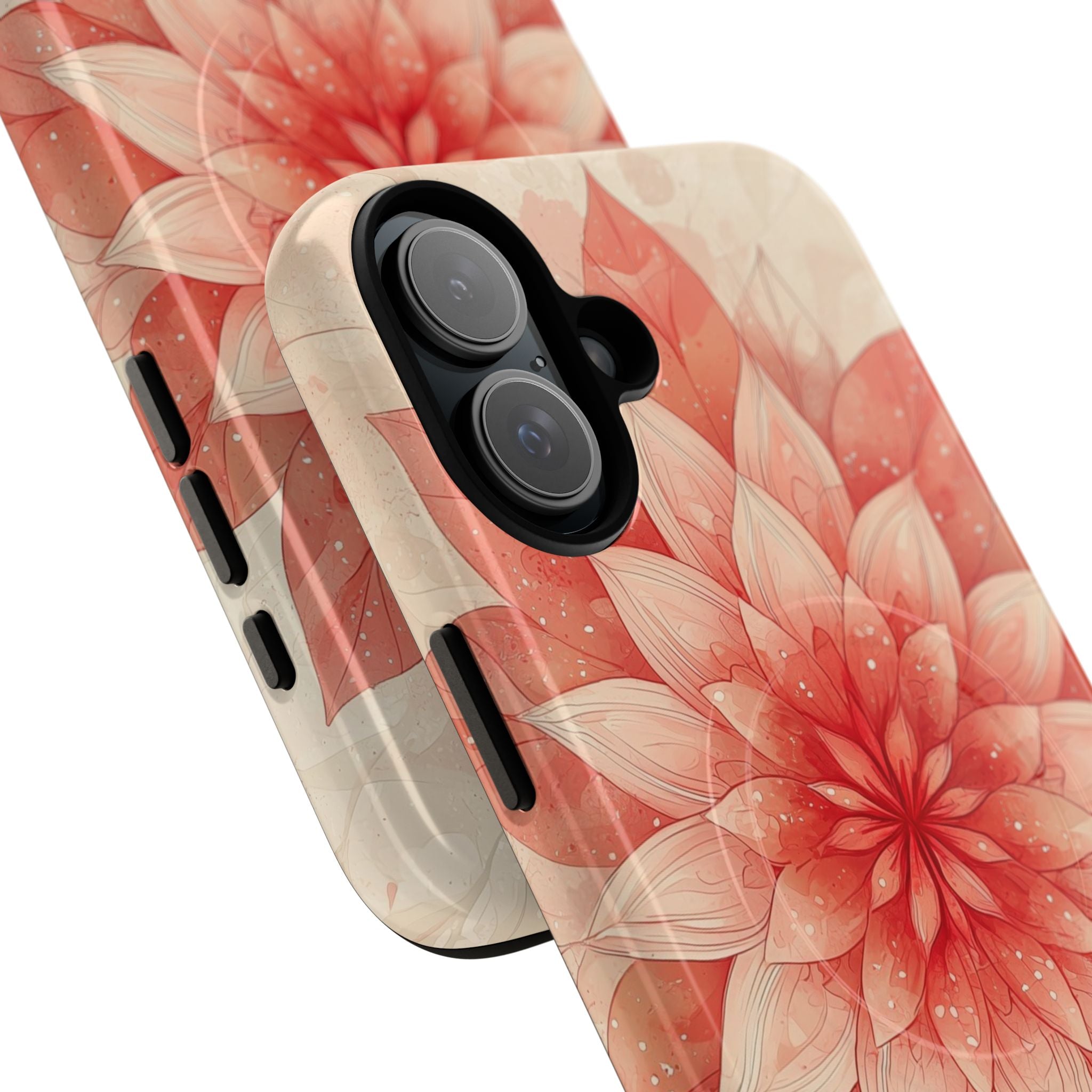 Coral Layered Bloom · Tough+ Handyhülle für iPhone · Magsafe