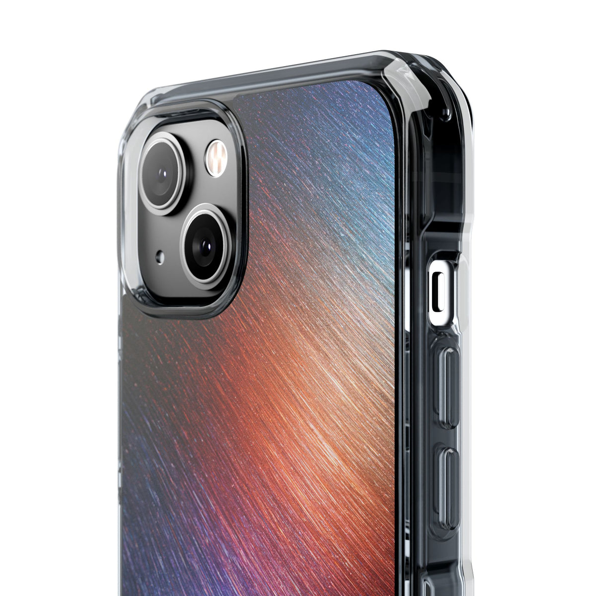 Radiant Energy Stream · Clear Impact Magnetic Phone Case for iPhone · Blue