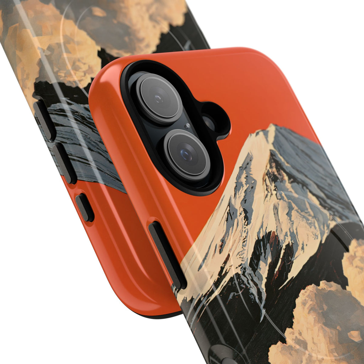 Sacred Peak Fuji · Tough 2.0 Magnetic Phone Case for iPhone · Orange