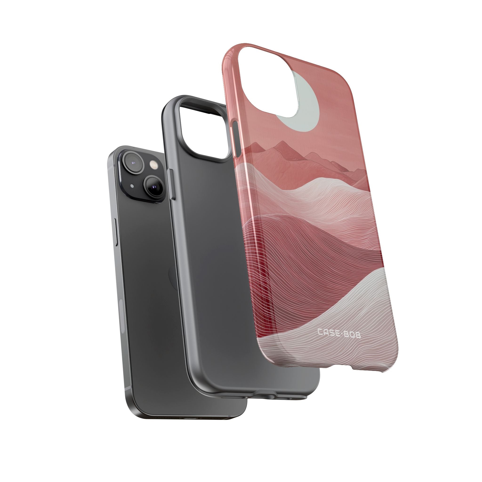 White Orb Dunes iPhone 14 Plus Case - Tough