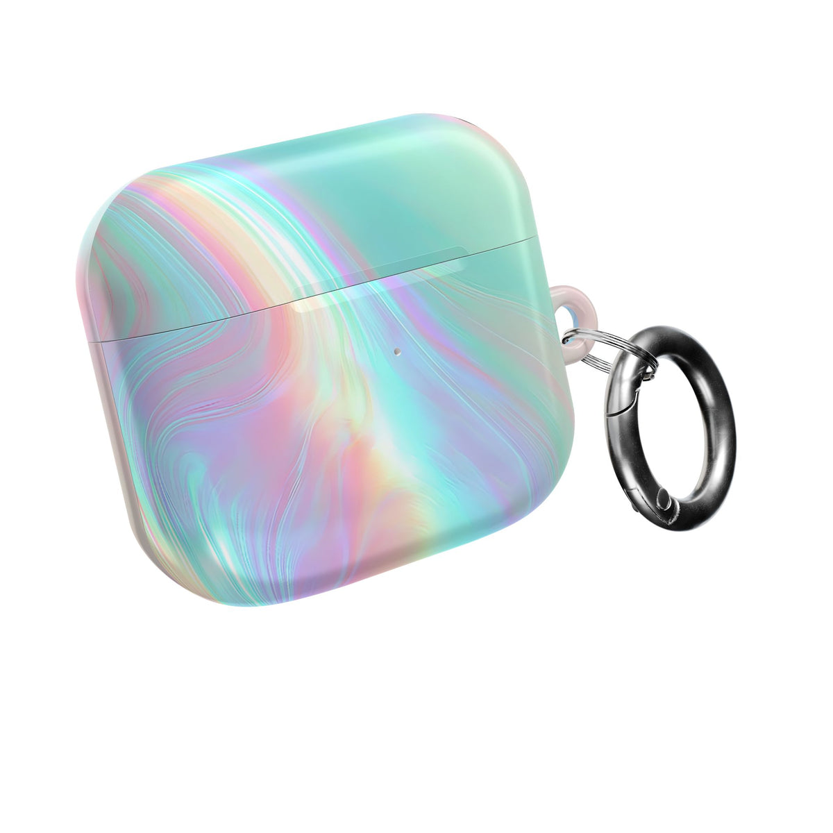 Prismatic Liquid Light · Hard Case for AirPods & AirPods Pro · Teal