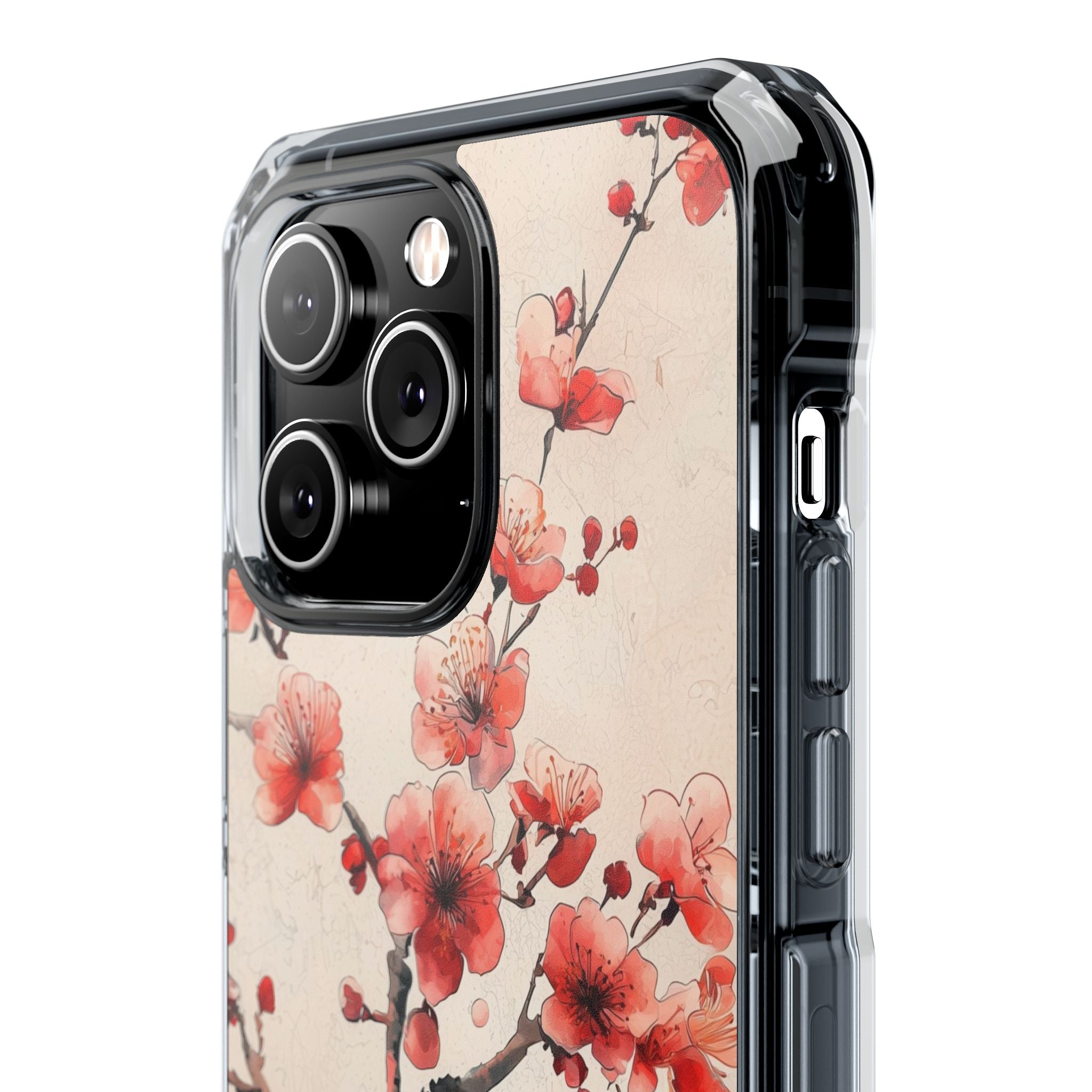 Crimson Silk Flora · Impact Handyhülle für iPhone · Magsafe