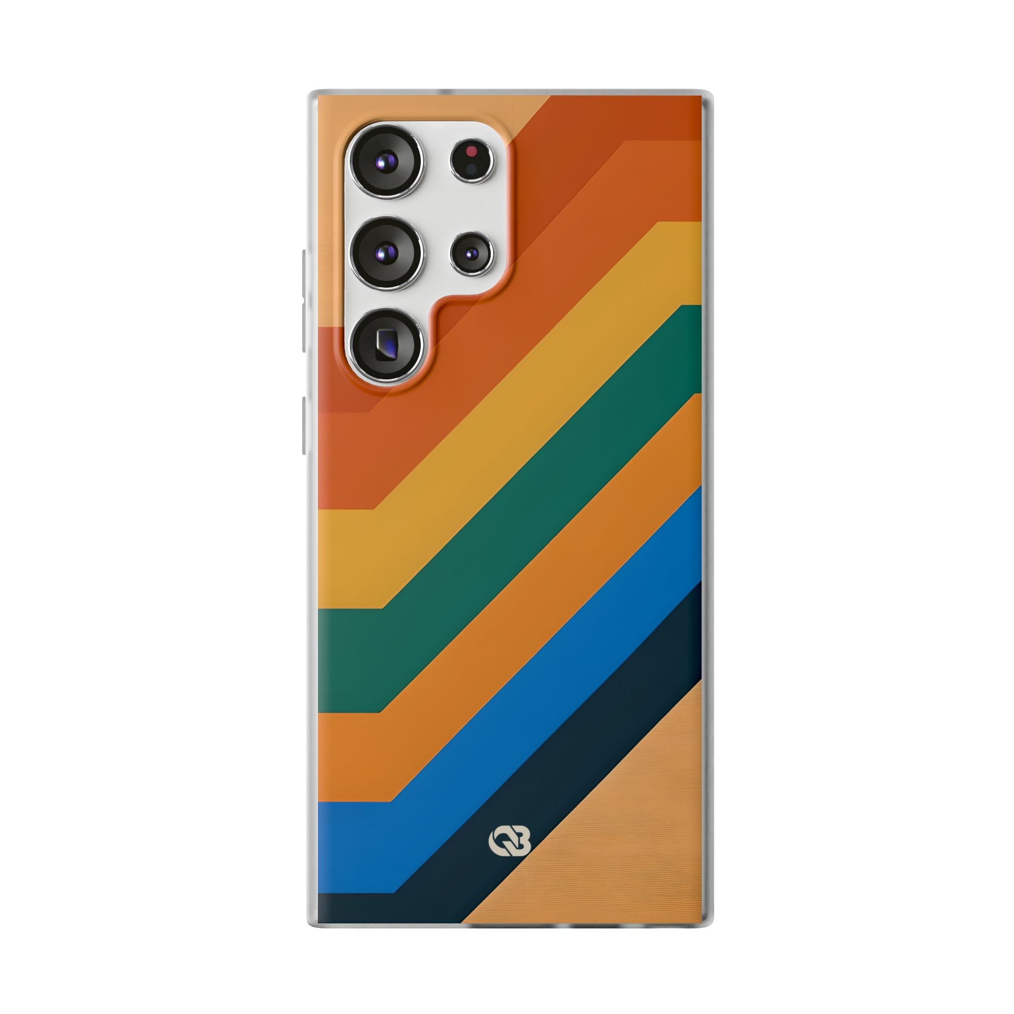 Retro Ridge Lines · Soft Phone Case for Samsung