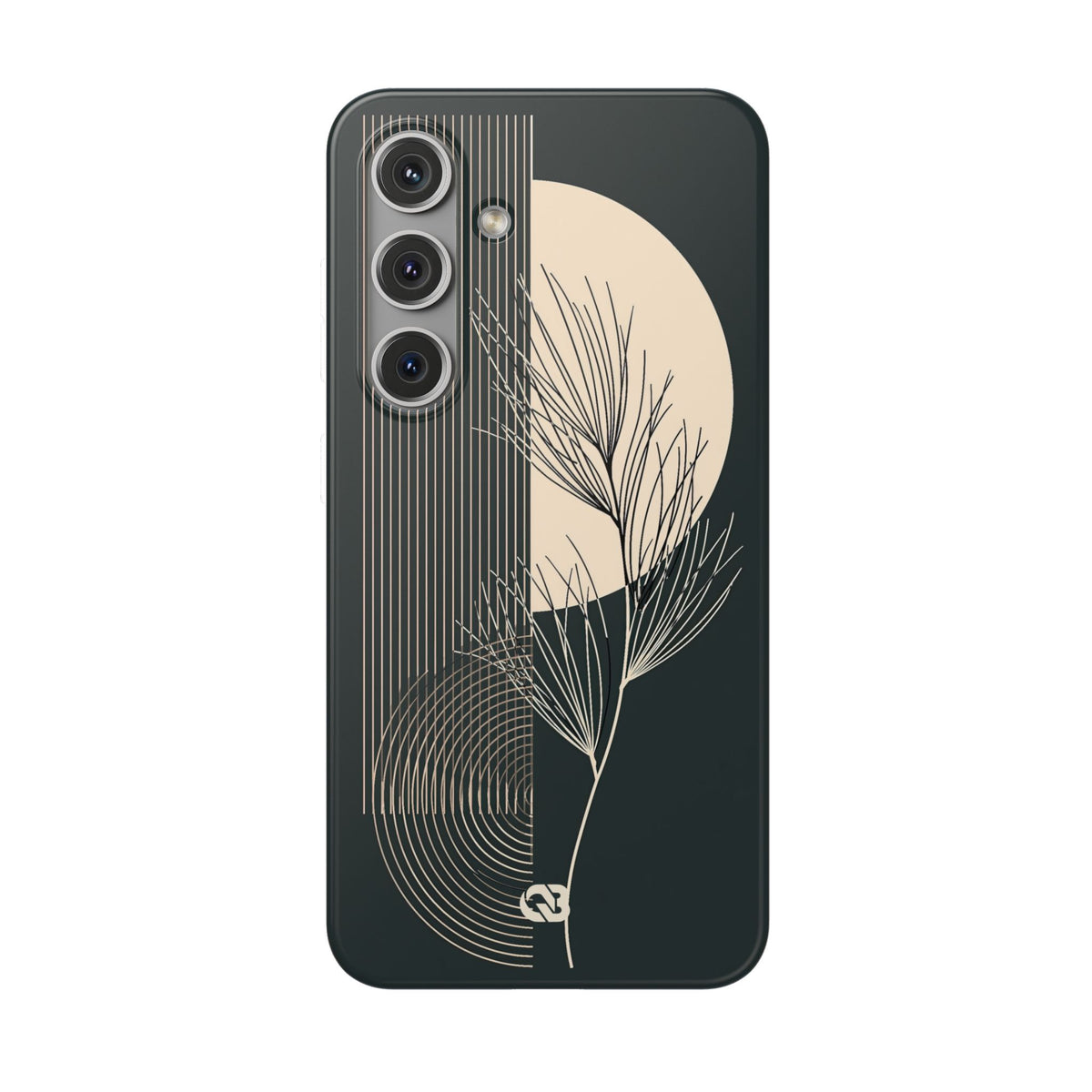 Black Lite Phone Case for Samsung - Obsidian Sand Willow