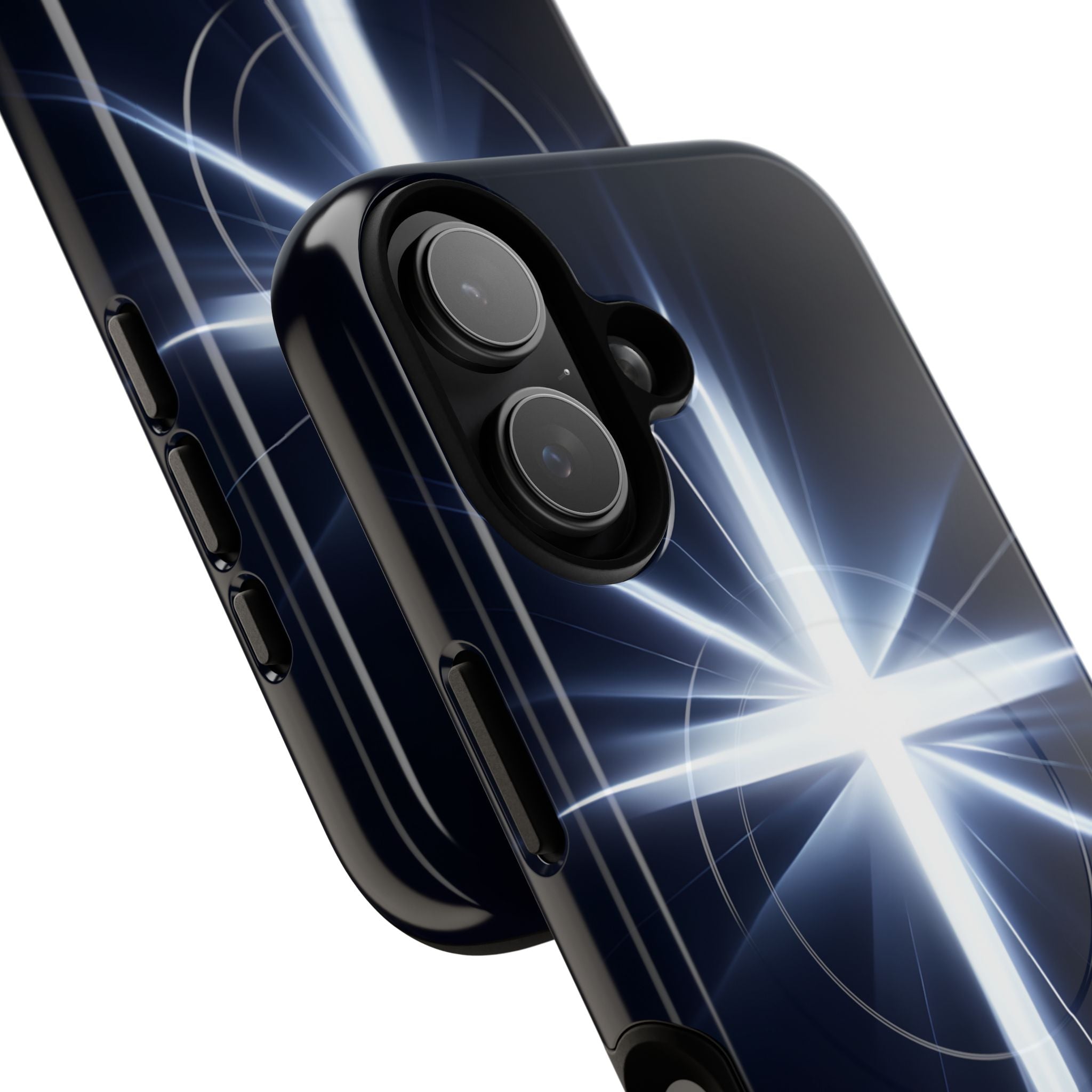 Glowing Crossburst iPhone 17 Case - Tough+ - CASE•BOB