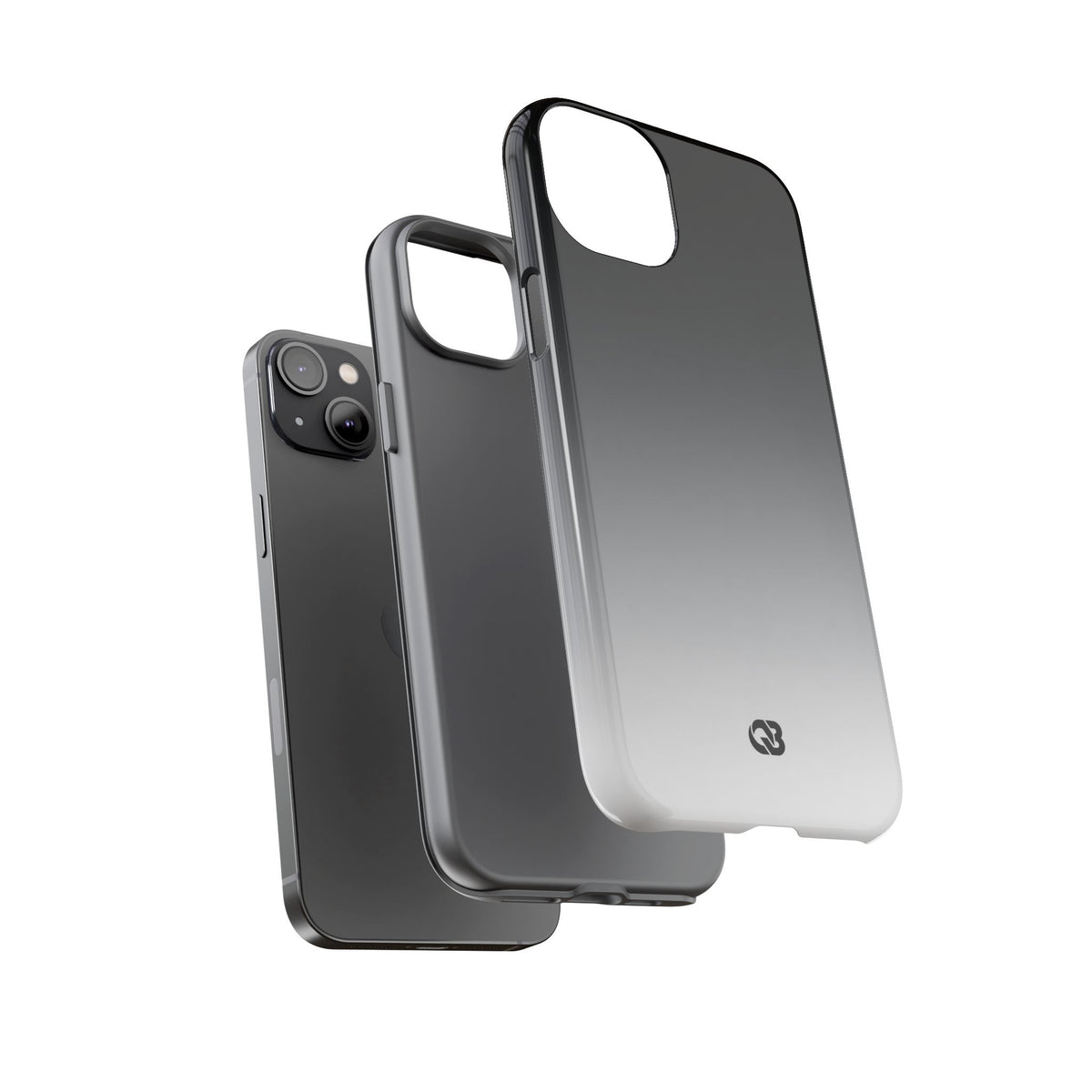 Noir Ombre Fade · Tough Phone Case for iPhone · Black
