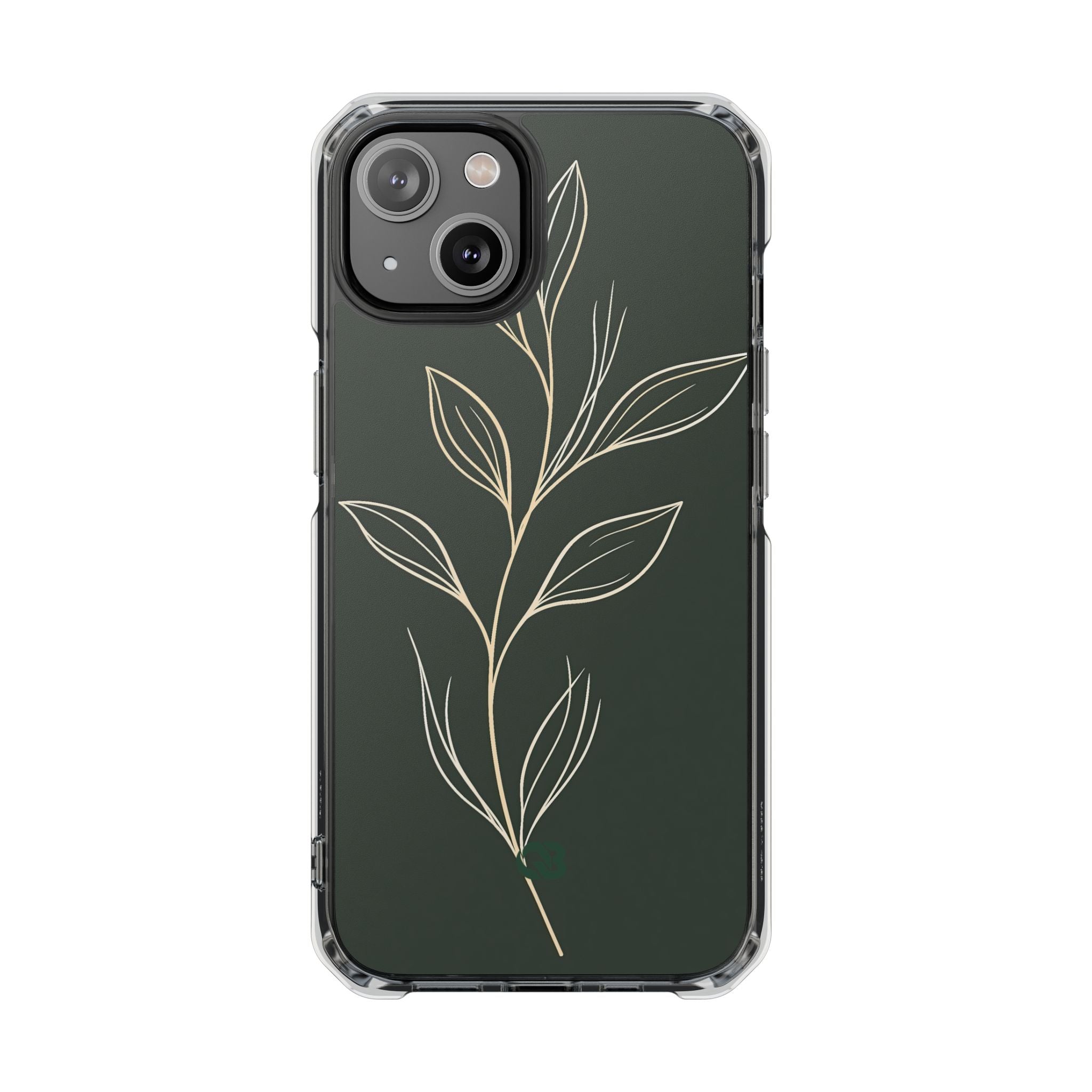 Green Impact MagSafe Phone Case for iPhone - Deep Moss Willow