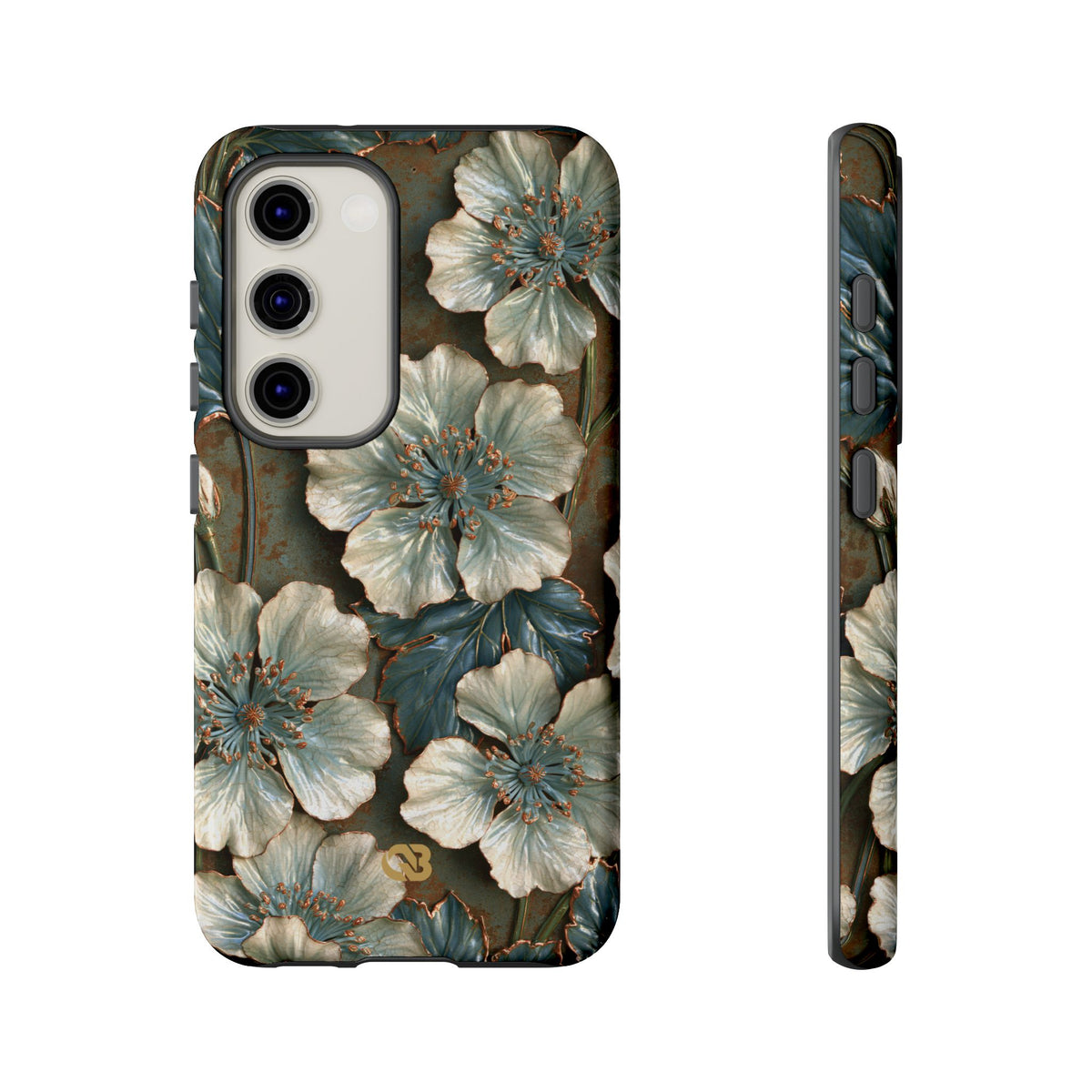 Gilded Blossom Reverie · Tough Phone Case for Samsung · Teal