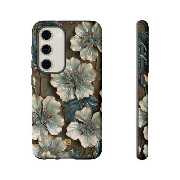Gilded Blossom Reverie · Tough Phone Case for Samsung · Teal