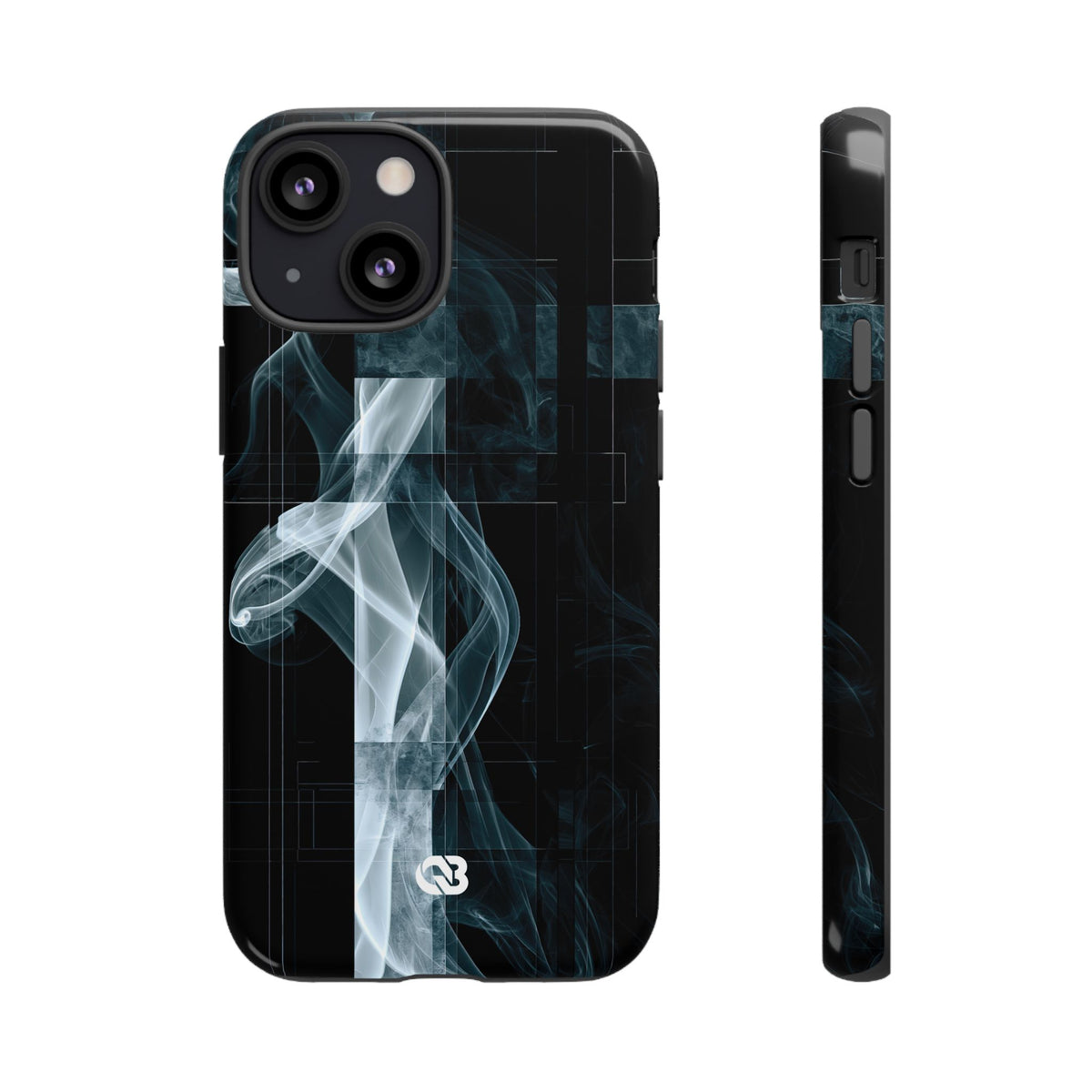 Fractured Smoke · Tough Phone Case for iPhone · Black