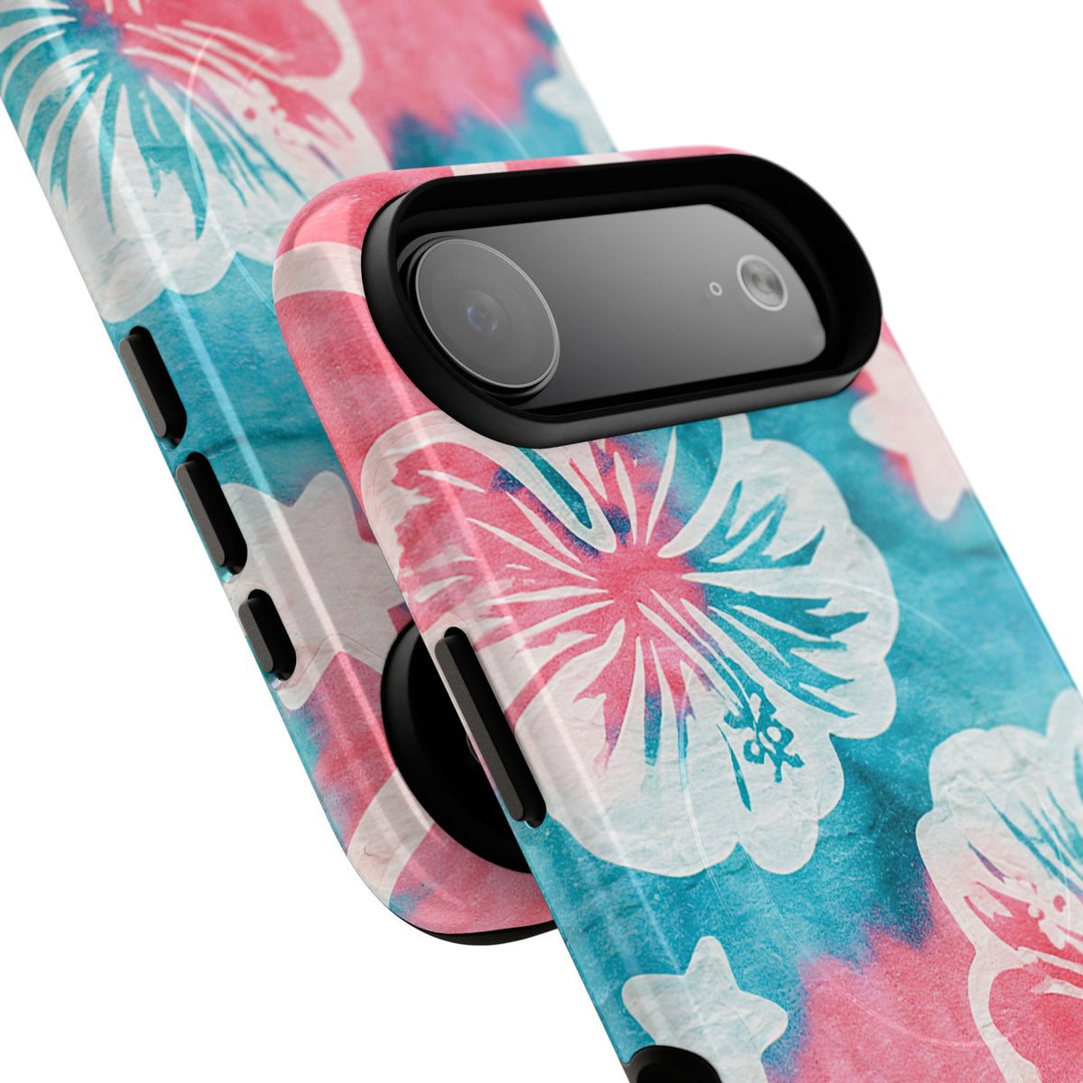 Tropical Hibiscus Bloom · Tough 2.0 Magnetic Phone Case for iPhone · Teal