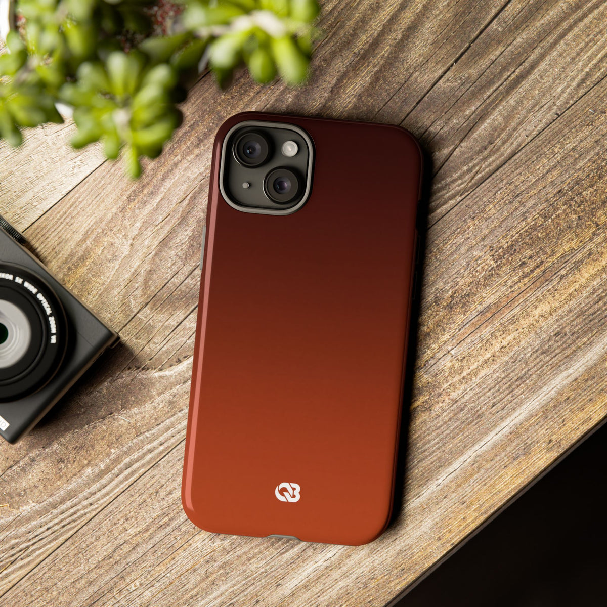 Burnt Amber Spectrum · Tough Phone Case for iPhone · Orange