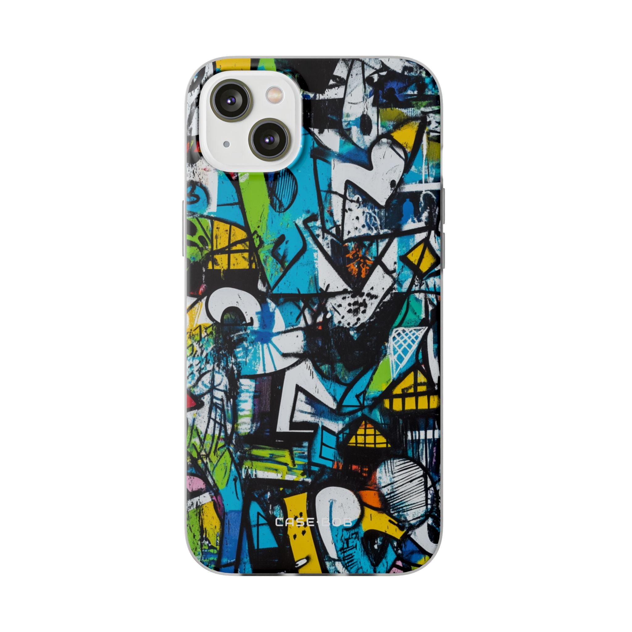 White Ripple Drift iPhone 14 Plus Case - Soft