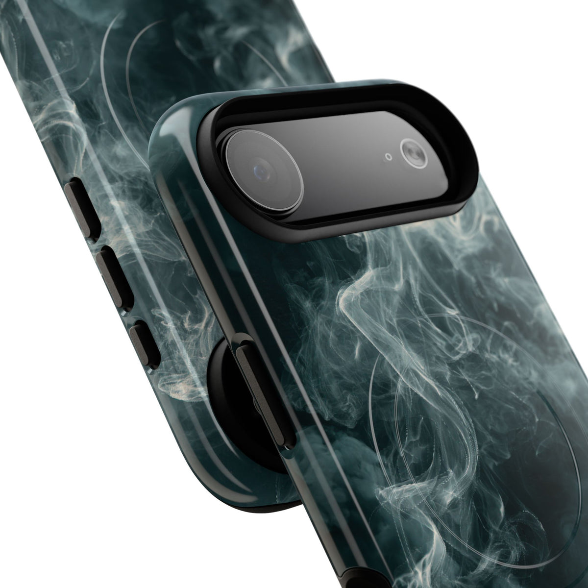 Luminescent Vapor Drift · Tough 2.0 Magnetic Phone Case for iPhone · Teal