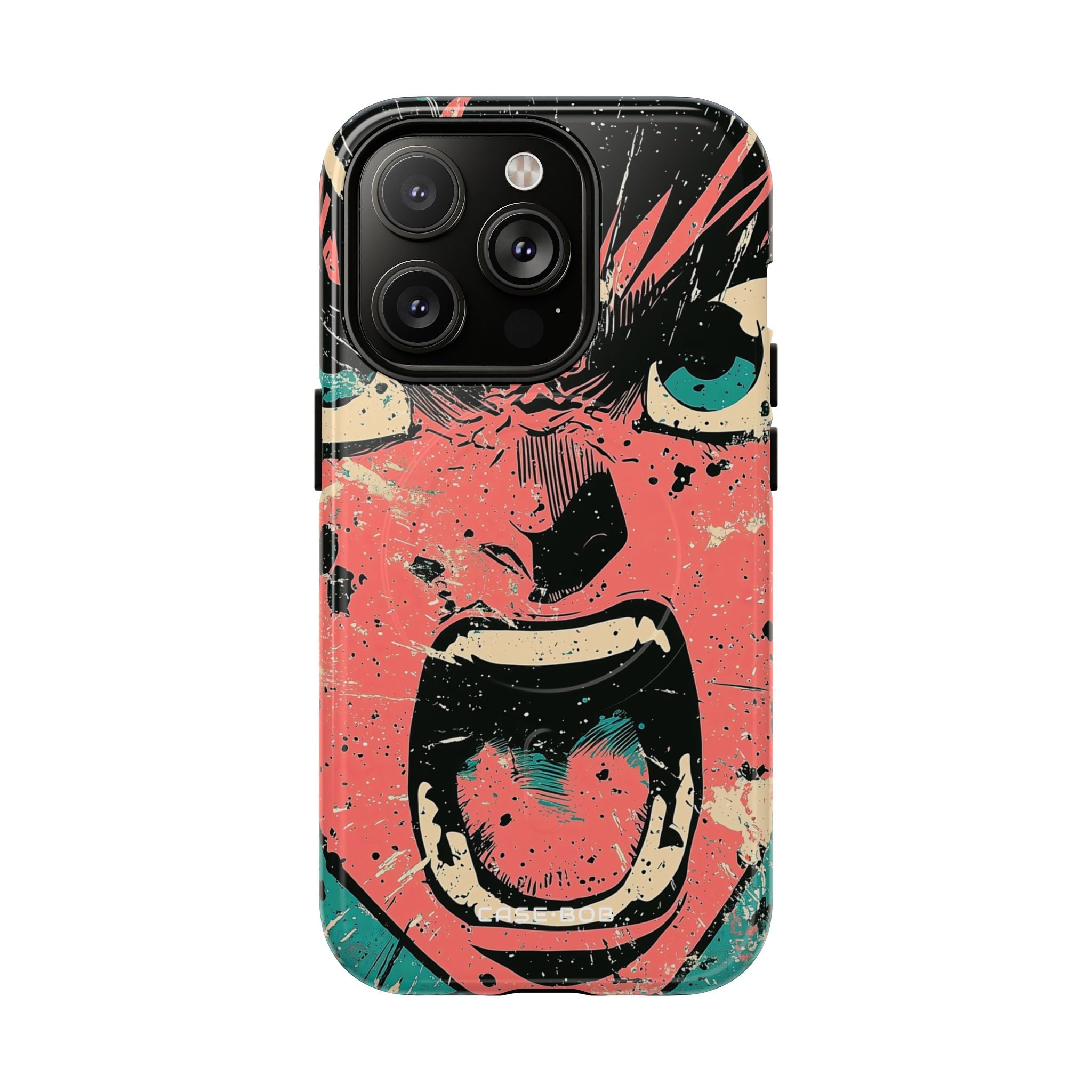 Schreierndes Gesicht Pink iPhone 14 Pro Case - Tough+