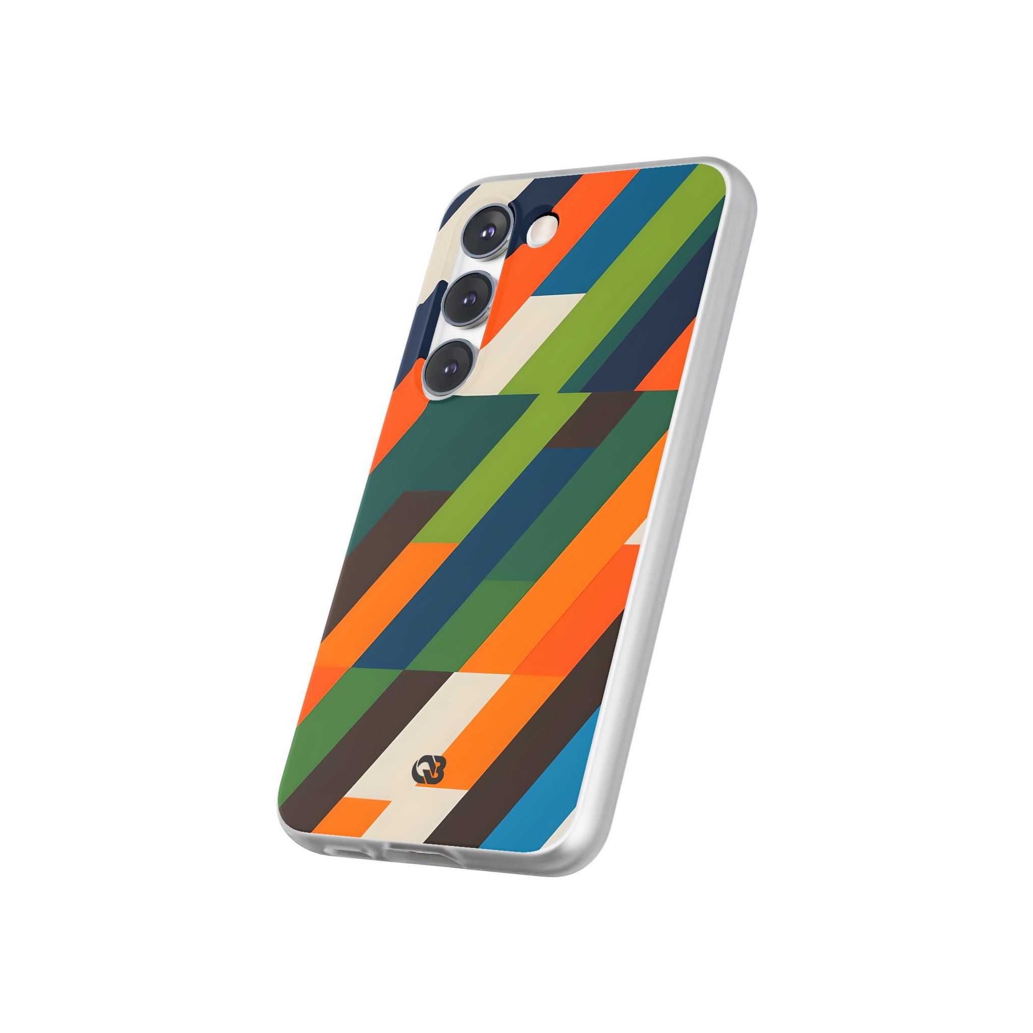 Angled Retro Mosaic · Soft Custodia per Samsung